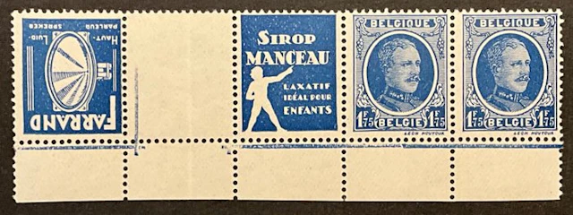 Belgium 1923 - Advertising stamp Houyoux 1.75 fr...