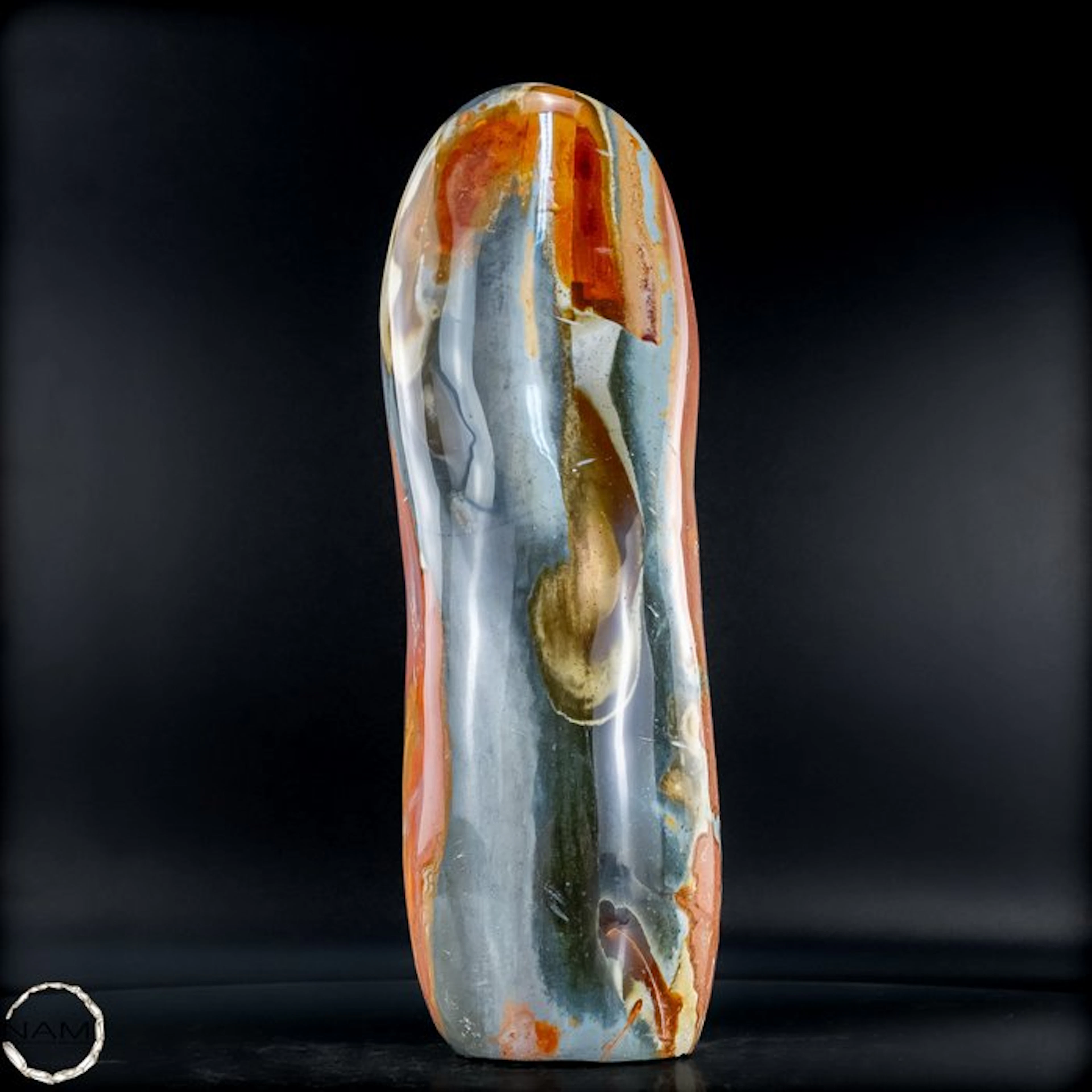 Polychrome Jasper – An expressive freeform of exceptional aesthetics.-