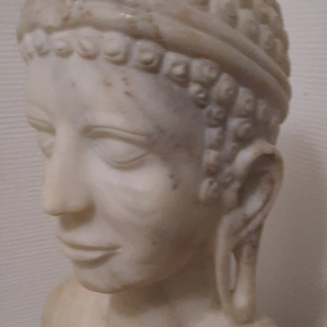 Buddha bust - 50 cm - Marble - India - 20th century