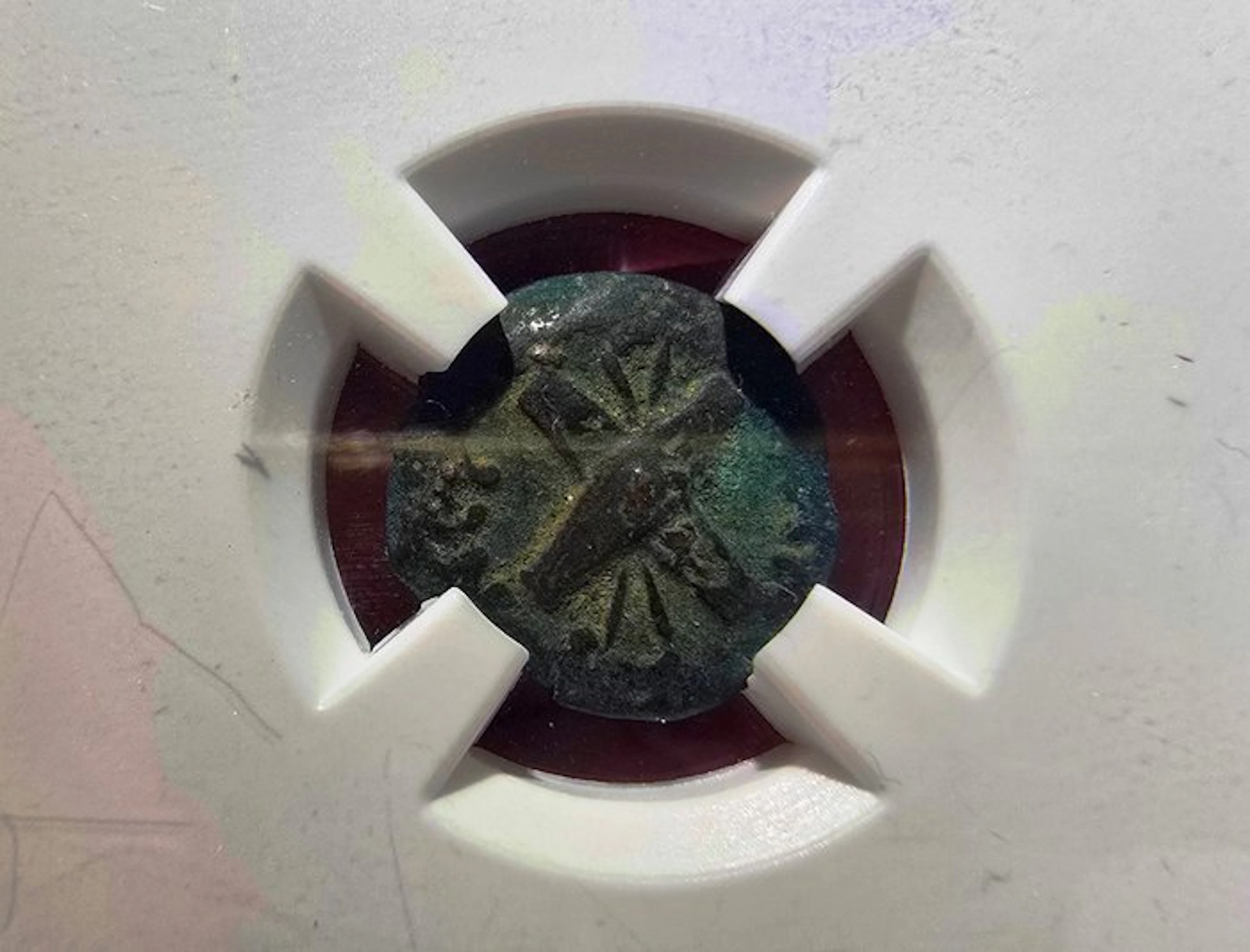 Judaea Prutah Procurator Antonius Felix (52-59 CE) under Claudius. Jerusalem