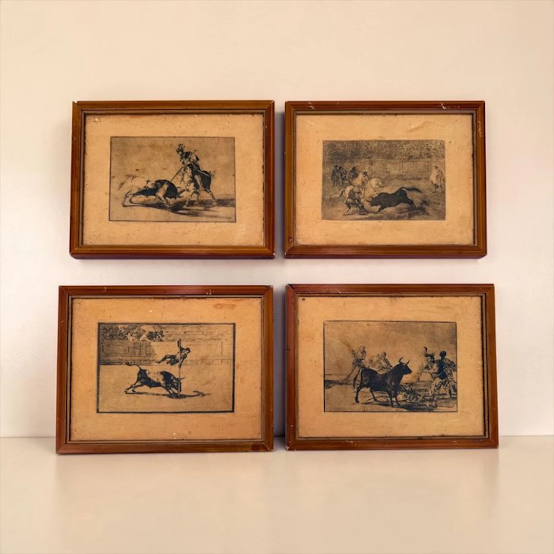 Wall decoration (4) - Bullfighting - Spain - Goyescas Impressions (after)