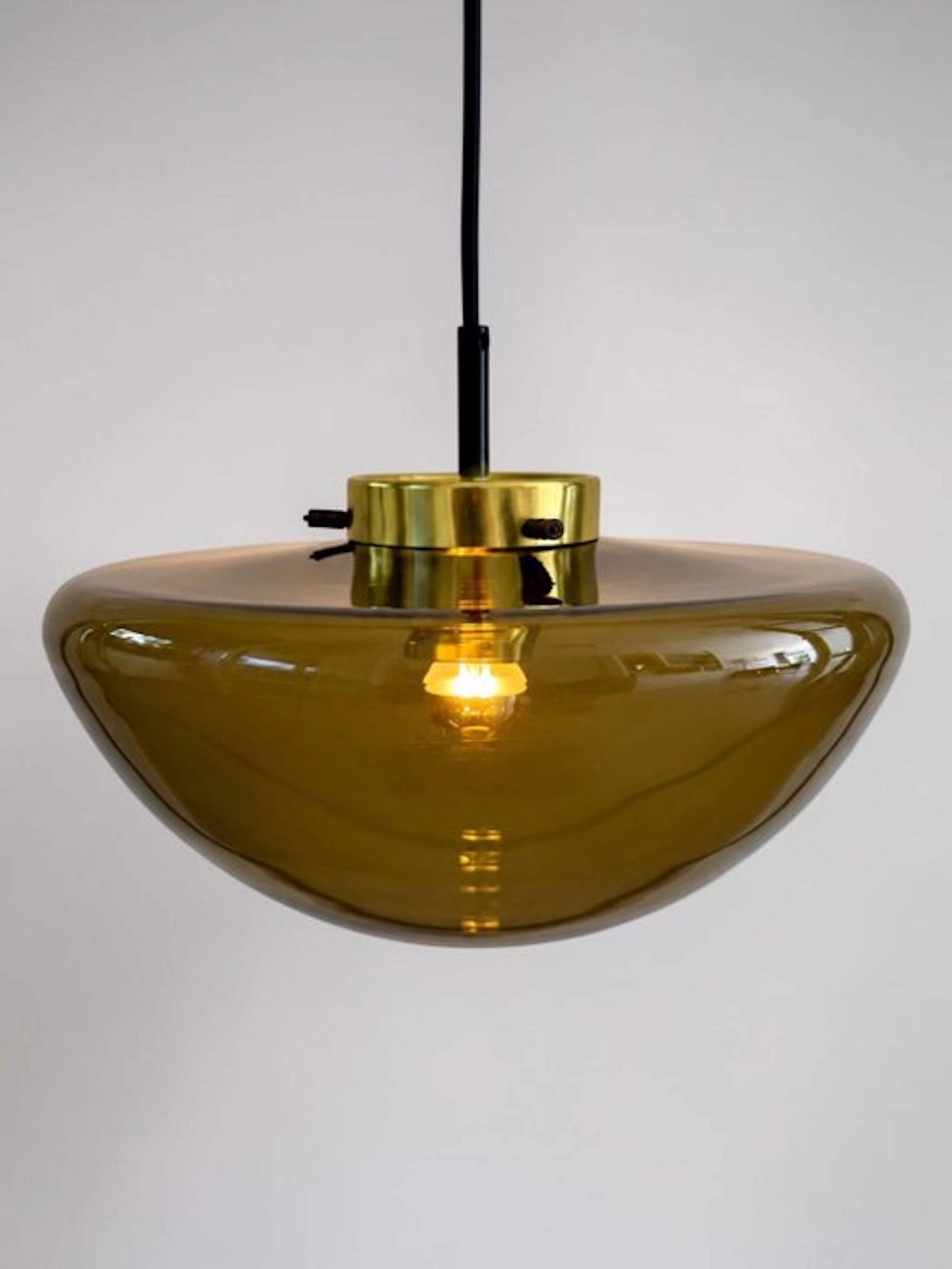 Raak Amsterdam - Hanging lamp - Mid-Century Hand-Blown - Glass - 1960s