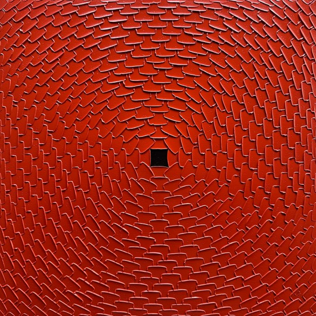 Aykaz Arzumanyan - Rose - 1108 - Abstraction géométrique