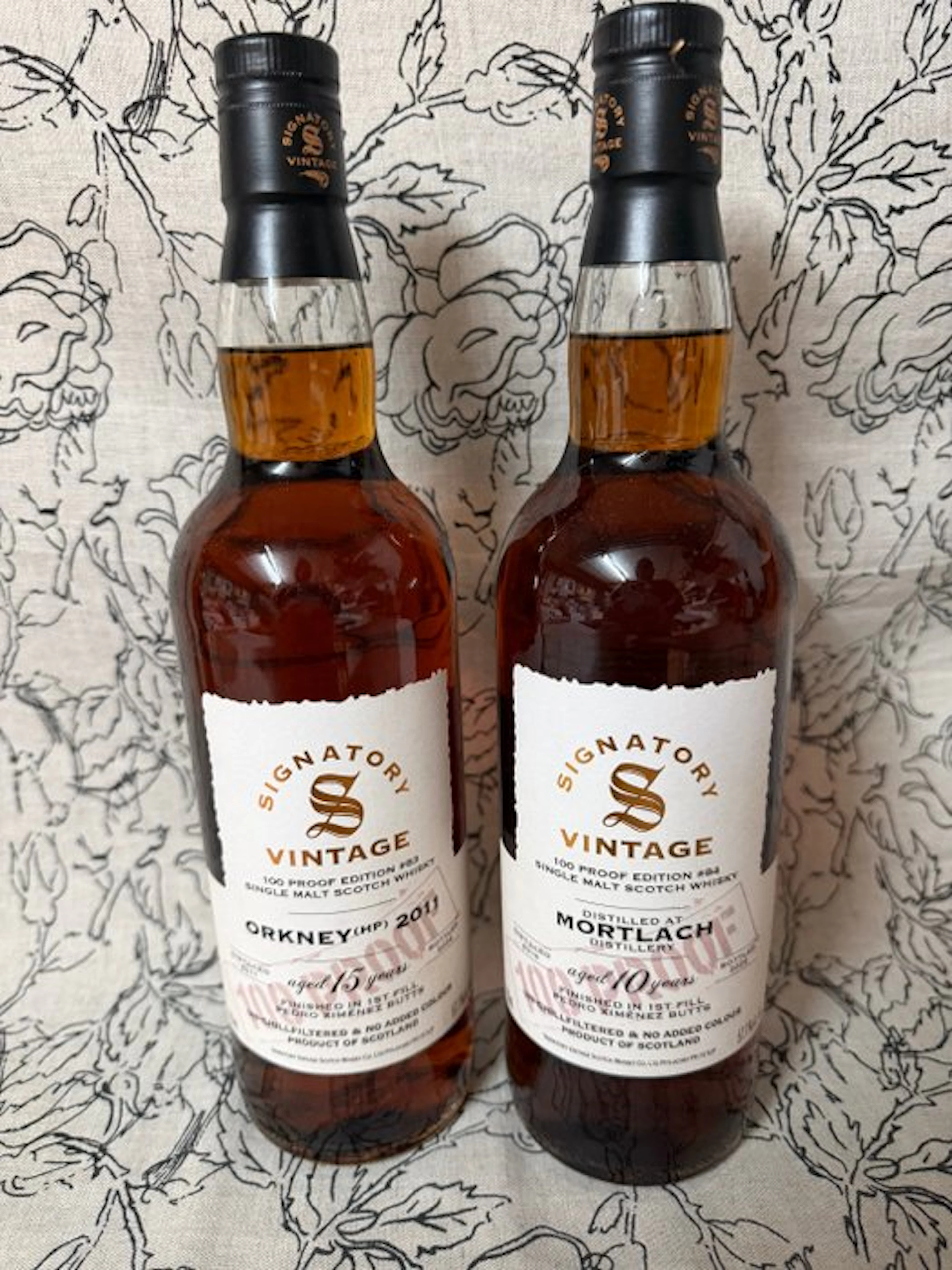 Orkney (HP) 2011 15yo + Mortlach 2016 10yo - 100 Proof...
