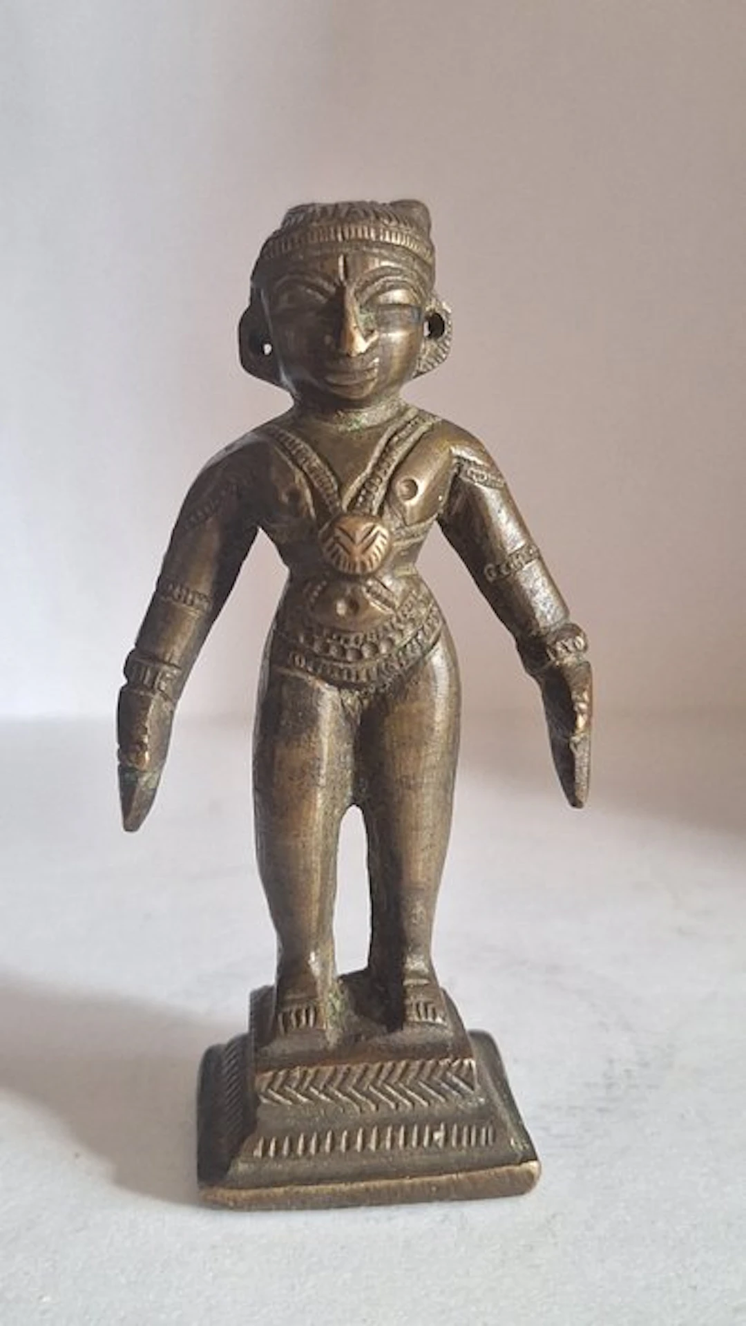 Rare marepachi statue in bronze - 9 cm - Bronze...