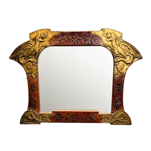 Mirror - Gilt brass