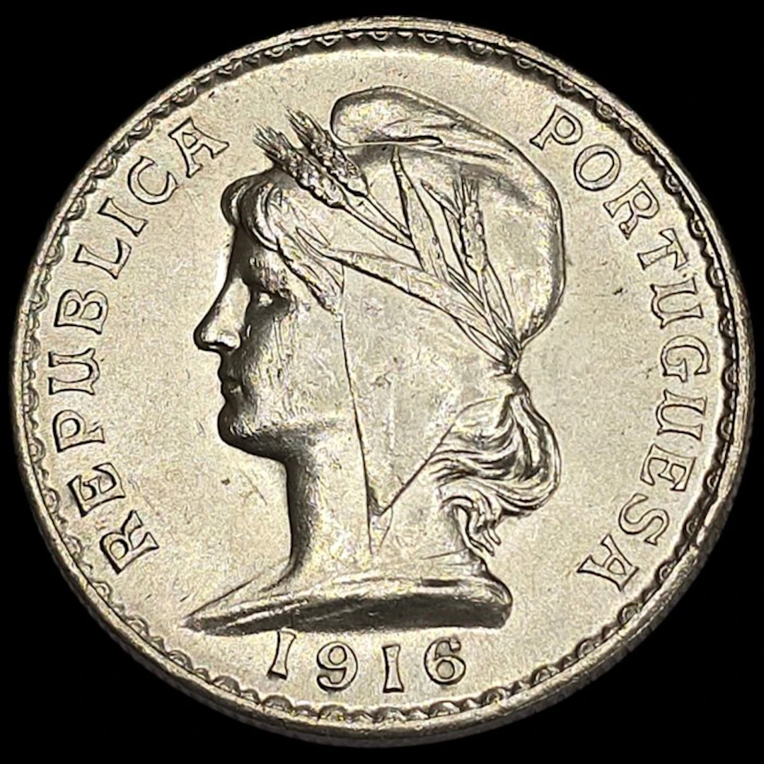 Portugal. 1 Escudo 1916 (No reserve price)