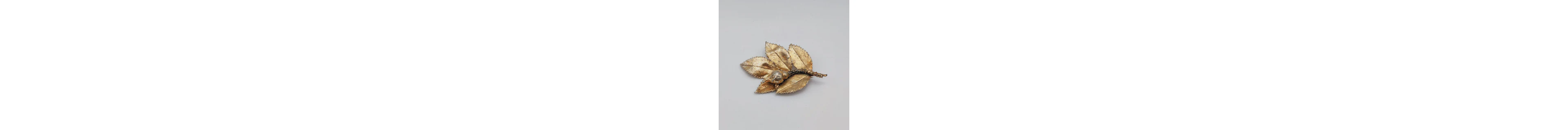 No reserve price - Brooch Silver - Flora Danica - Eggert