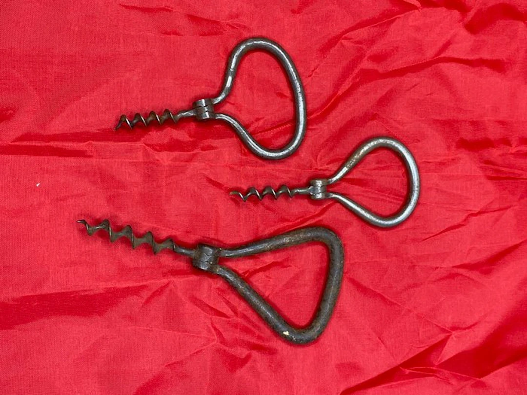 Corkscrew (3) - Iron, Metal - Folding corkscrews