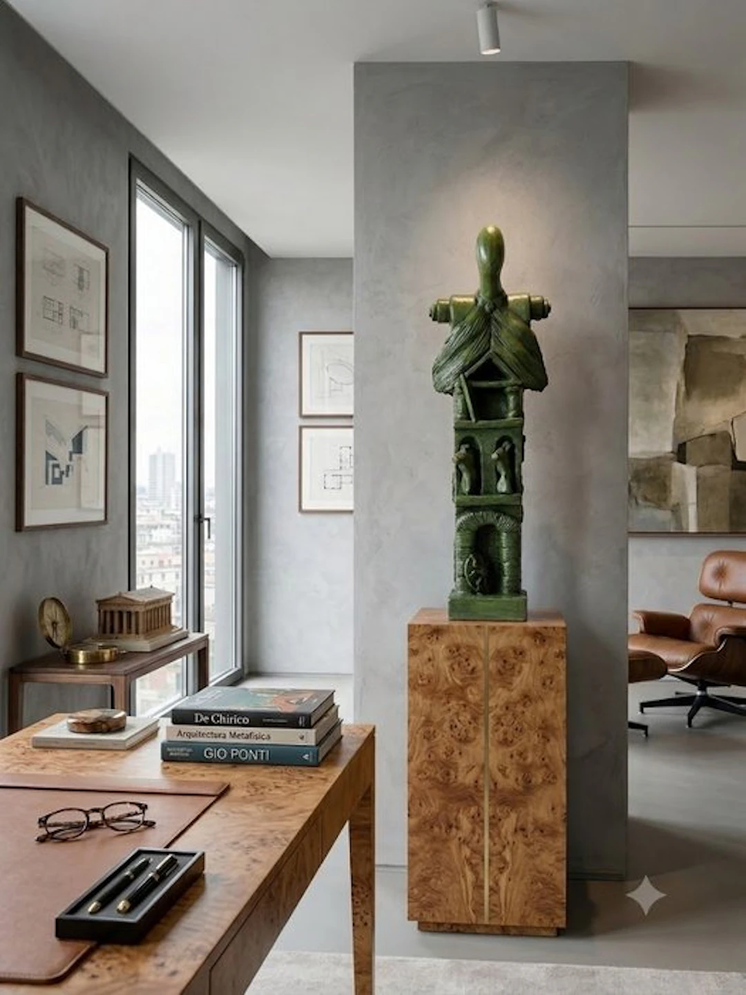 Paolo Camporese - Sculpture, Castore e Polluce - 46 cm - Earthenware - 2026
