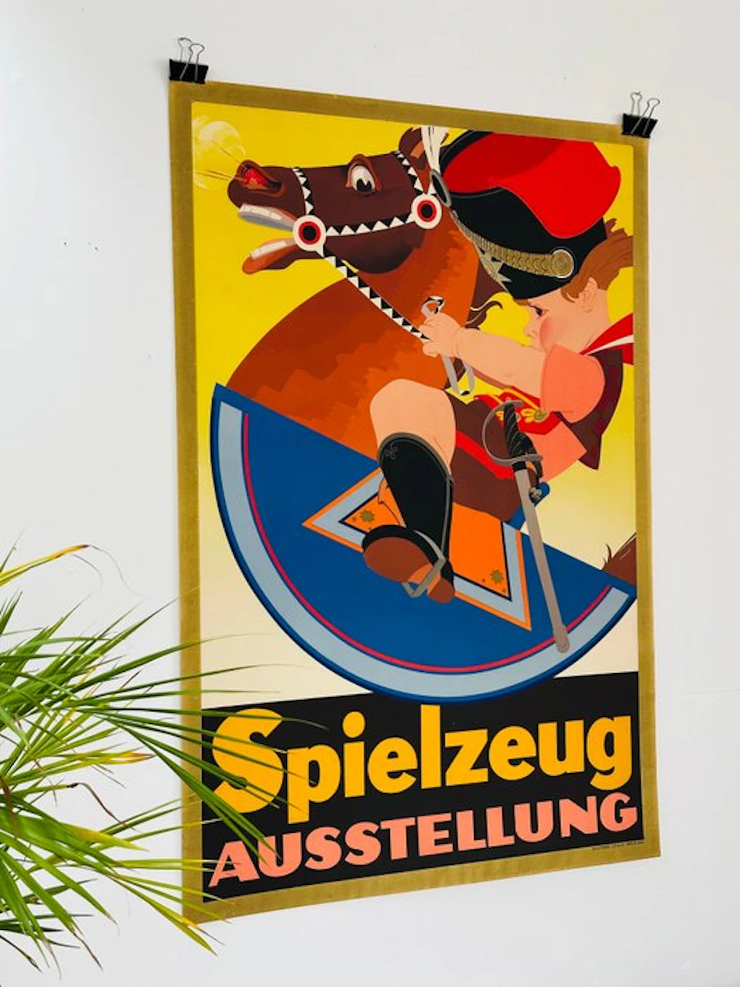 S. Malz - Original Vintage Art Déco Poster | 'Spielzeug...
