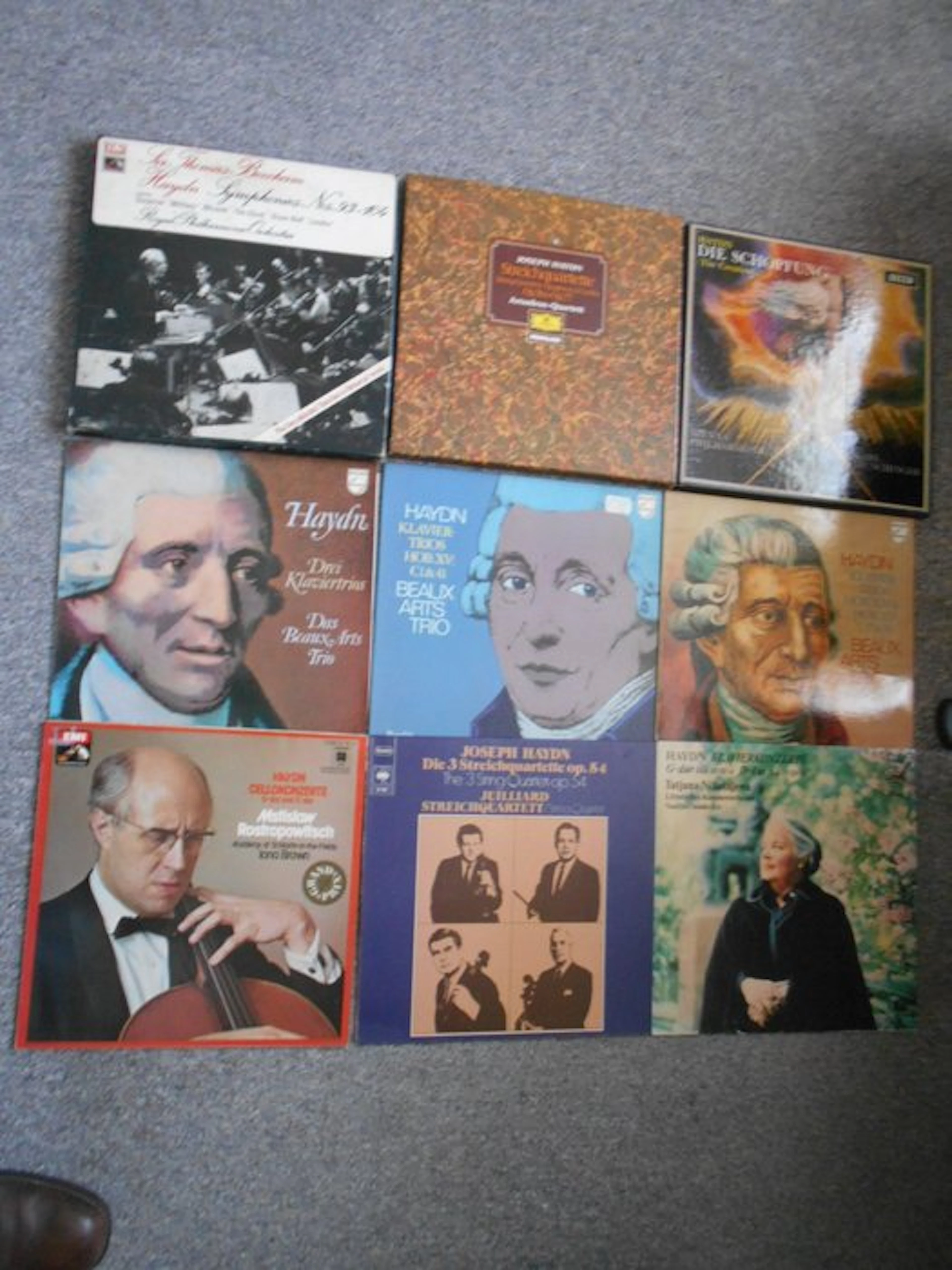 Joseph Haydn - Multiple artists - 9 x albums (inc