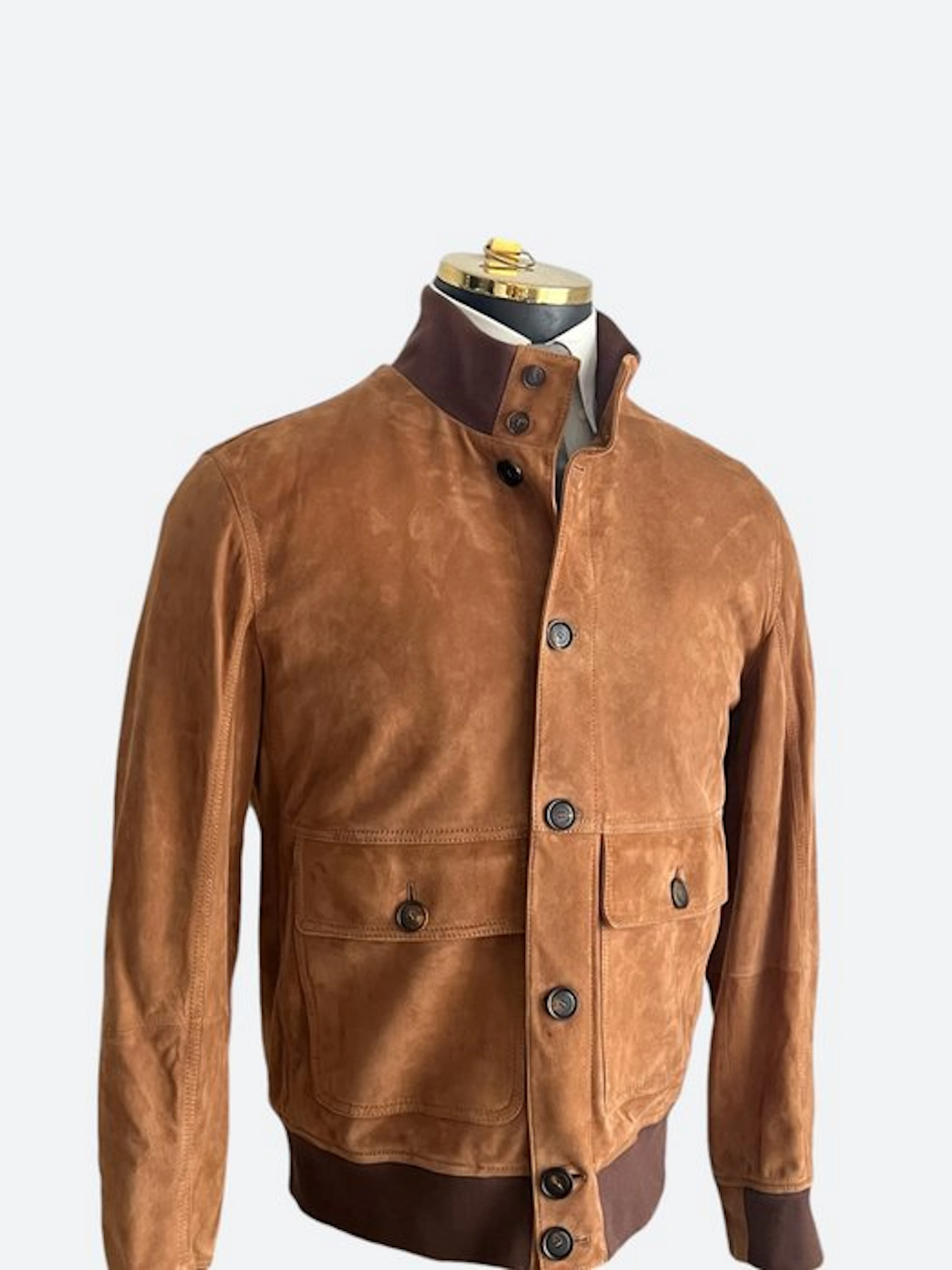 Brunello Cucinelli - Leather jacket - New with tags