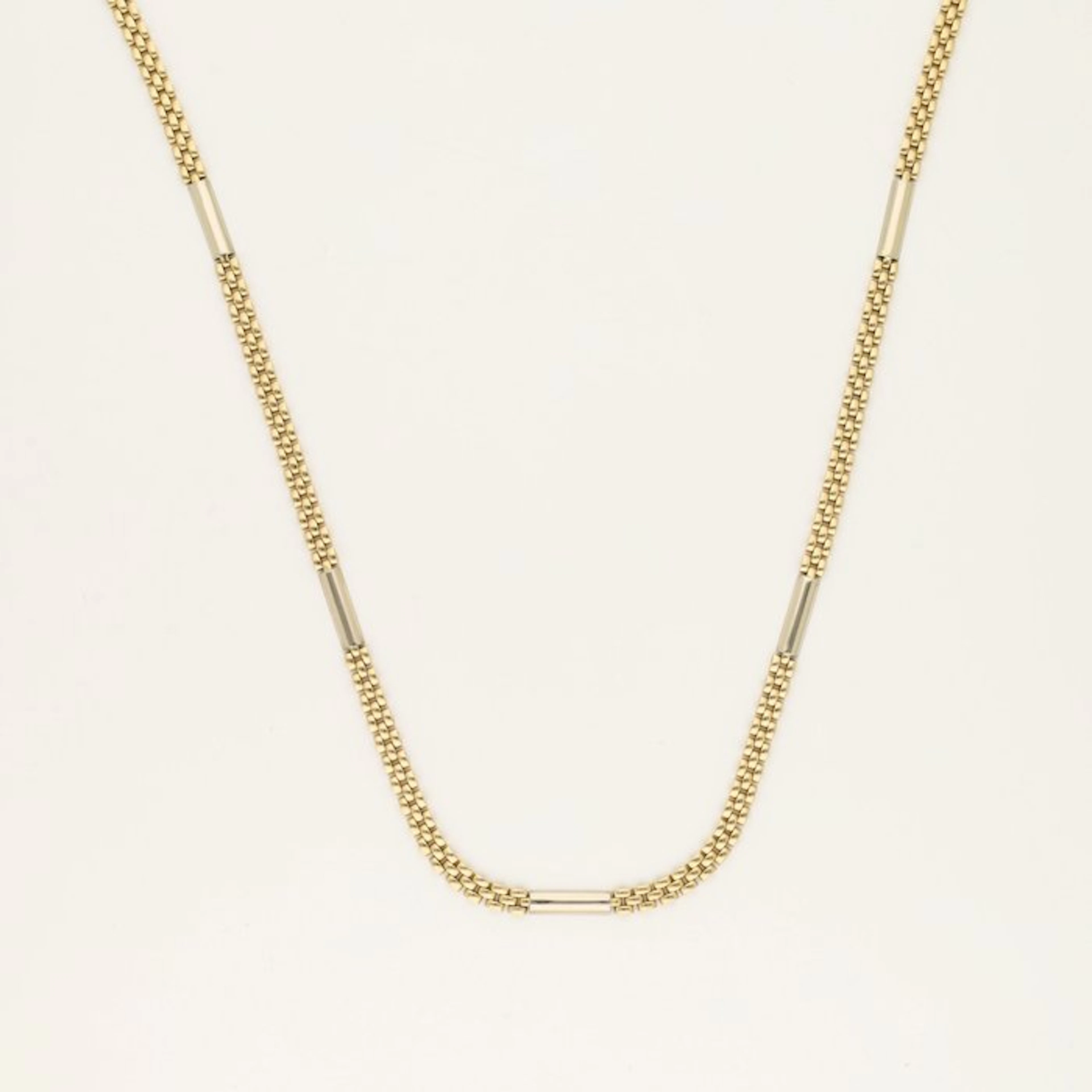 Necklace - 14 kt. Yellow gold, White gold
