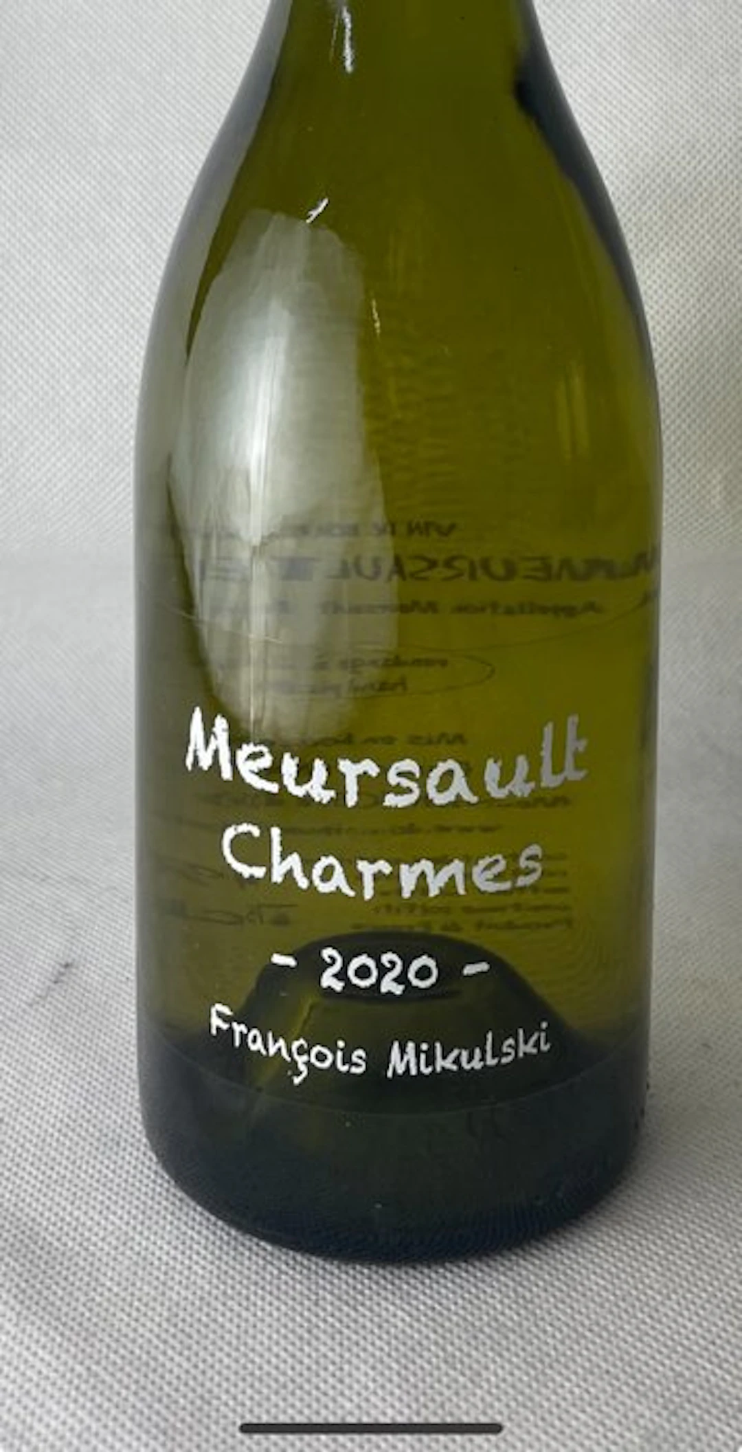 2020 François Mikulsk "Charmes" - Meursault 1er Cru - 1 Bottle (0.75L)