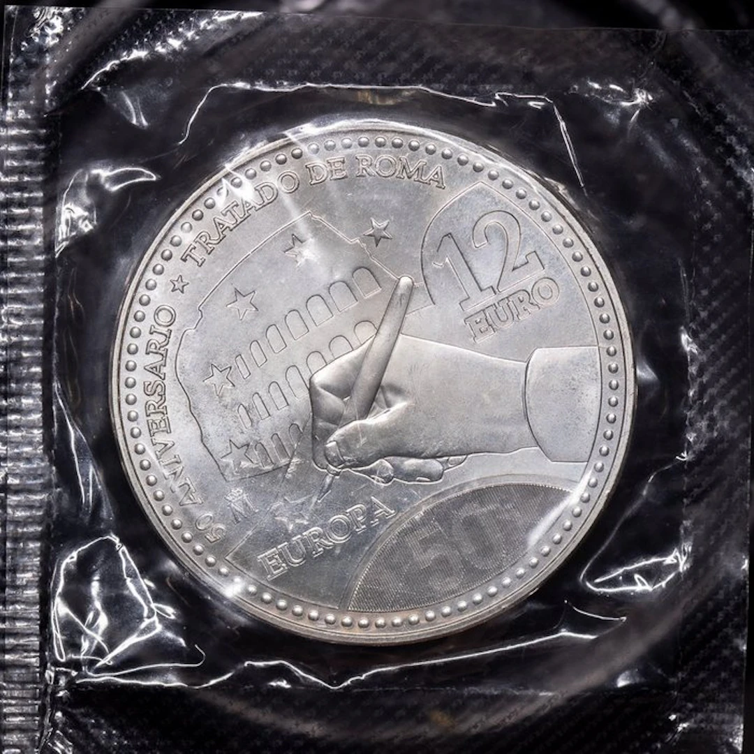 Spain. 12 Euro 2007 "50 Anniversario Tratado de Roma" (No reserve price)