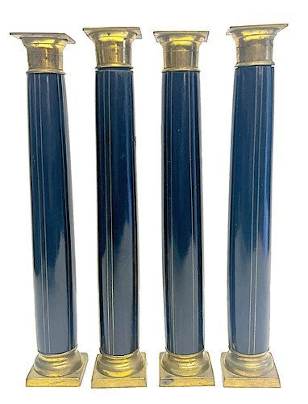 Columnar carving, colonne liscie ebanizzate - 0 cm - bronze wood