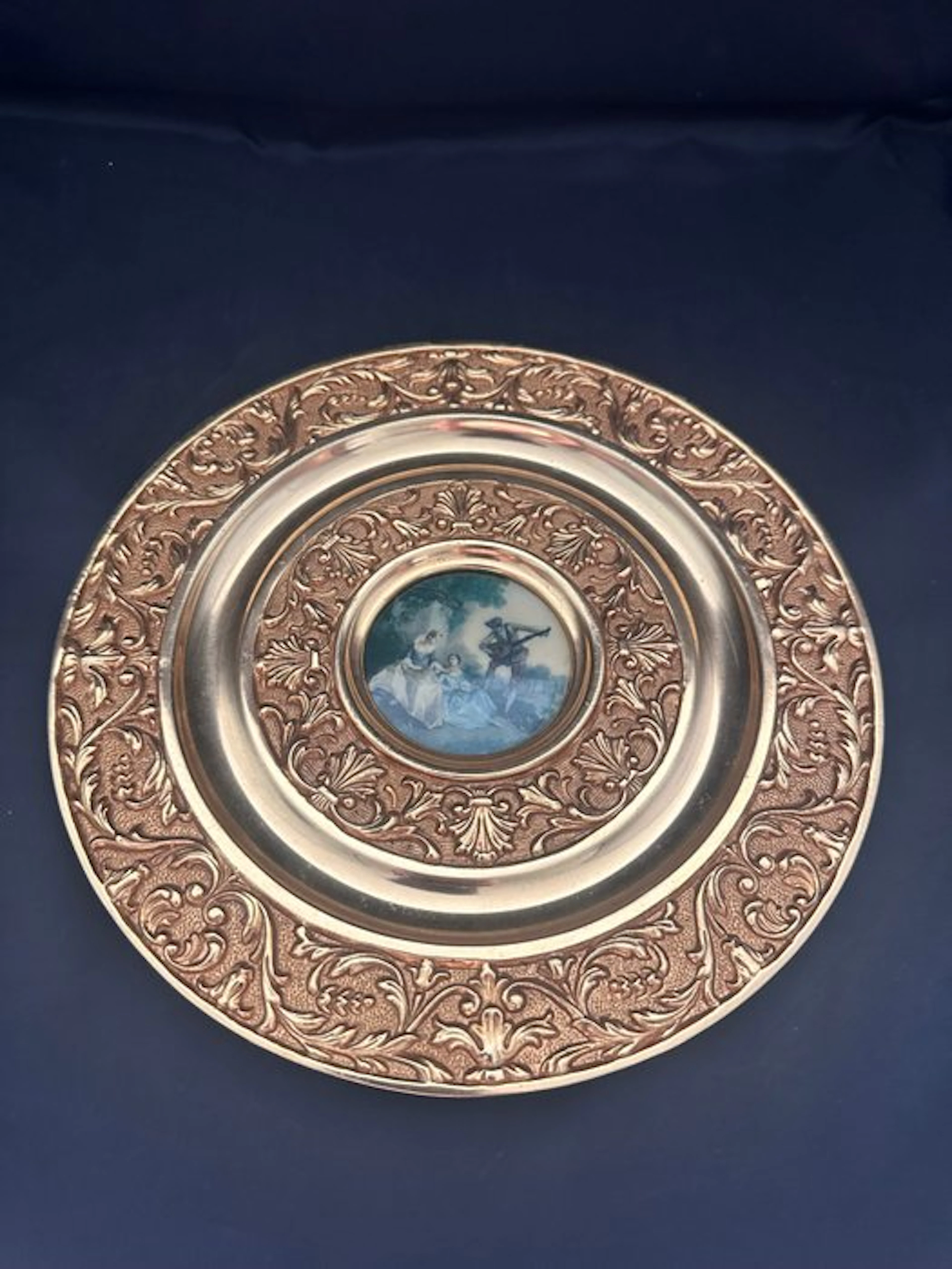 Wall plate - Vintage Fragonard Courting Couple Wall...