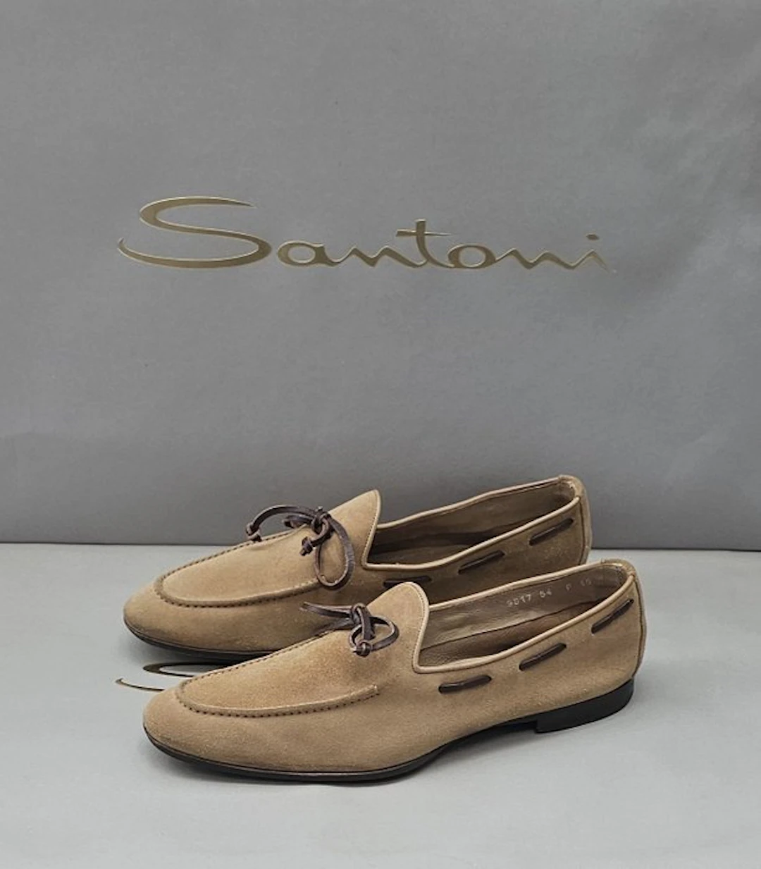 Santoni Mocassino nappine Goodyear - Flat shoes - Size: EU 44, EU 44.5