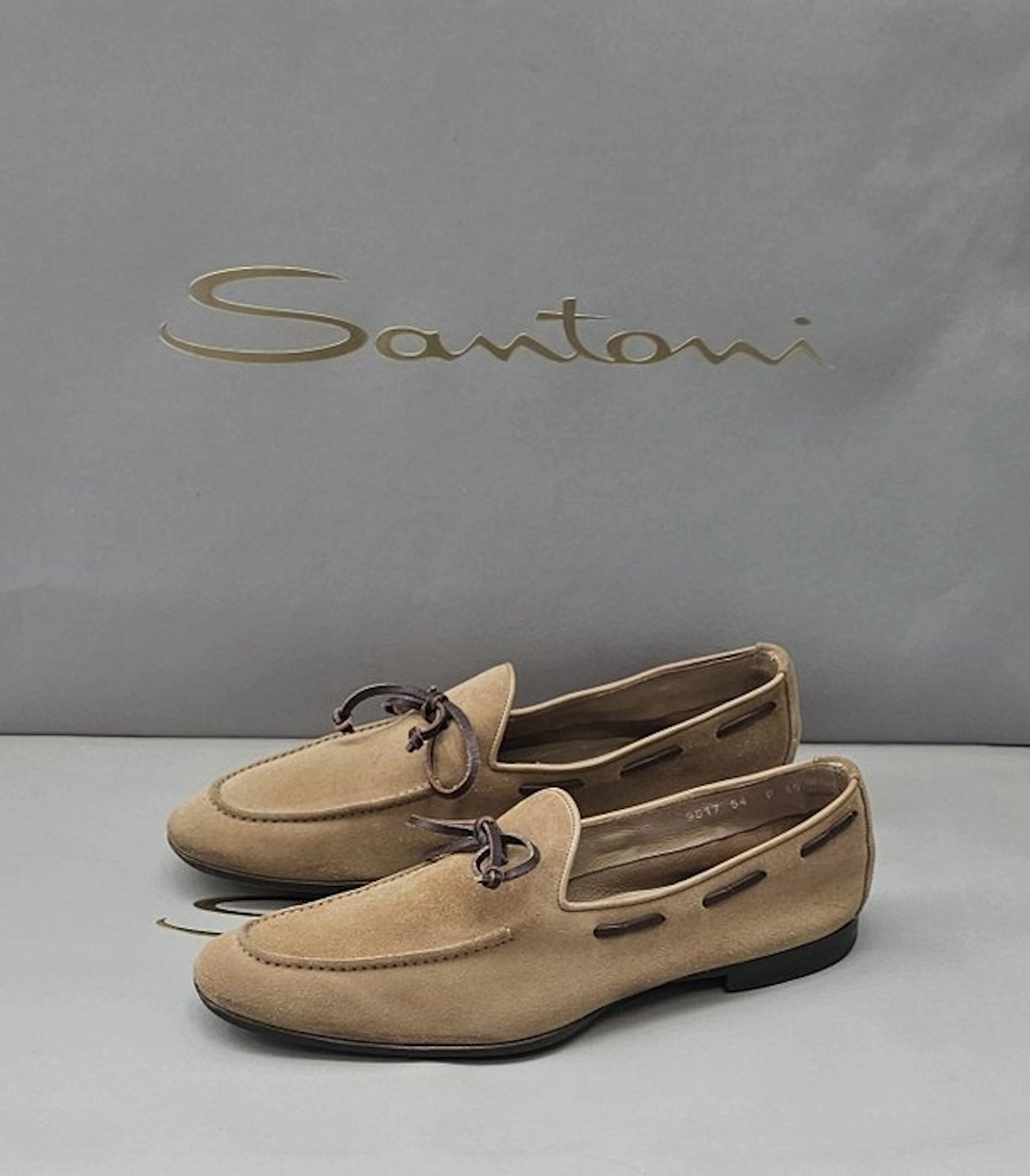 Santoni Mocassino nappine Goodyear - Flat shoes - Size: EU 44, EU 44.5