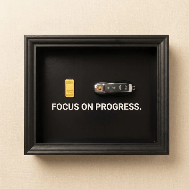 Artwork - Porsche - Focus on Progress - 2023