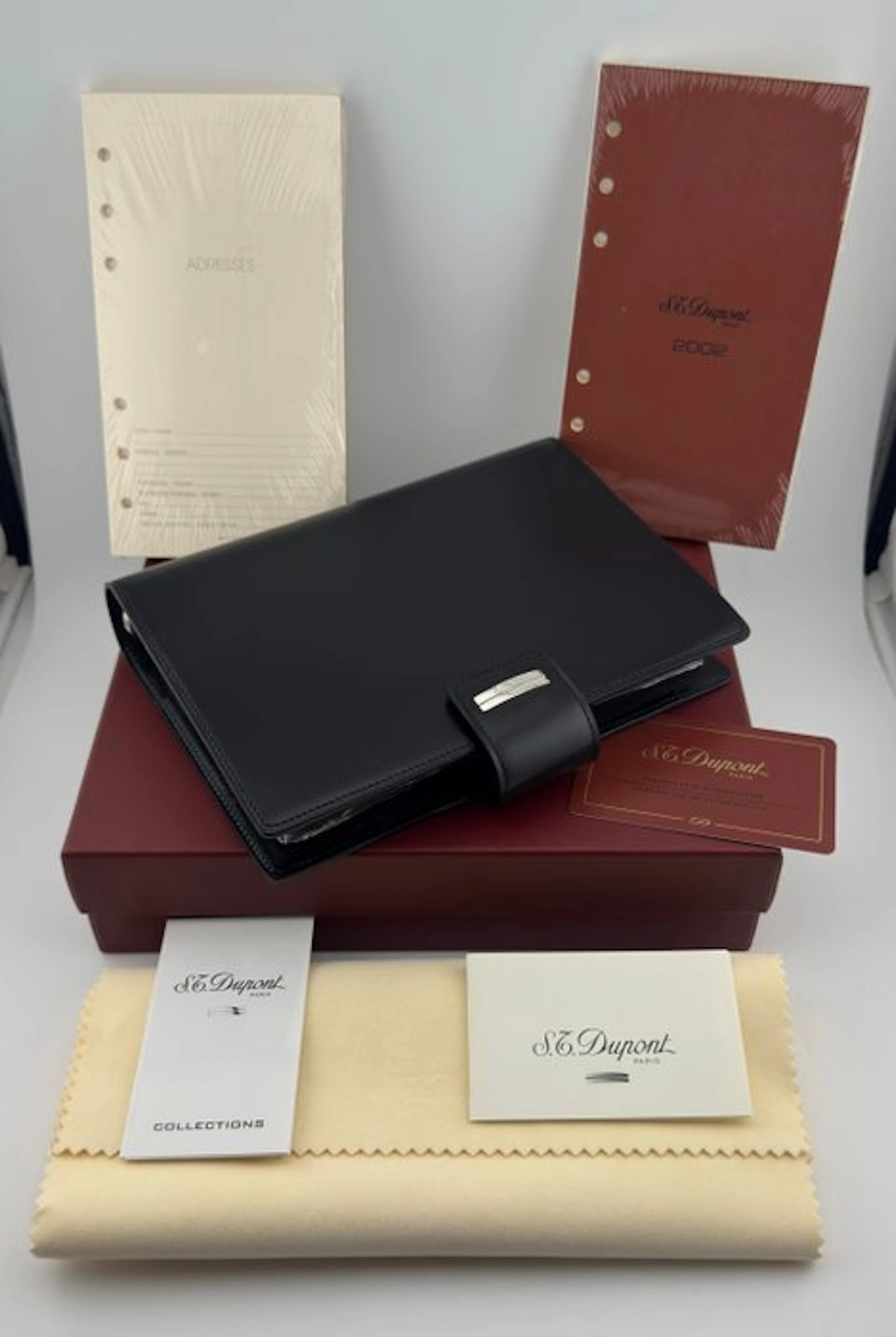 S.T. Dupont - Calfskin & Lambskin - *With box & Documents* - Agenda cover