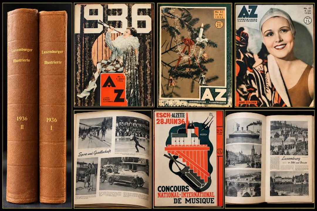 Luxemburger Illustrierte. - Luxemburger Illustrierte – Année complète. - 1936