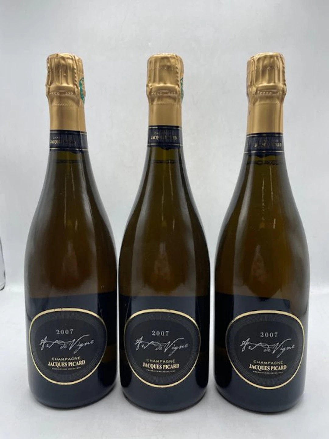 2007 Jacques Picard, Art De Vigne - Champagne Extra Brut - 3 Bottles (0.75L)