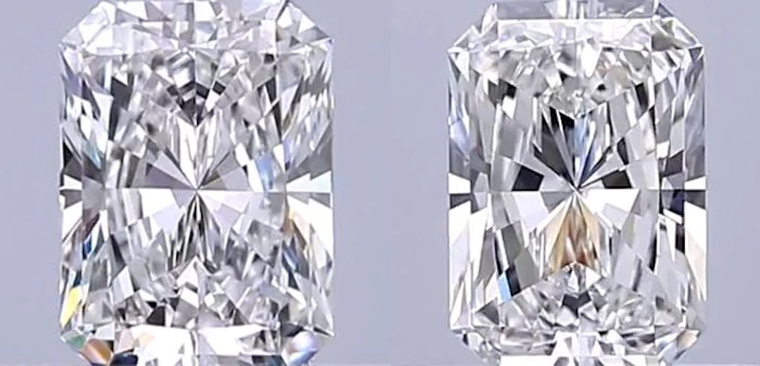 No reserve price - 2 pcs Diamond (Natural) - 0.85 ct...