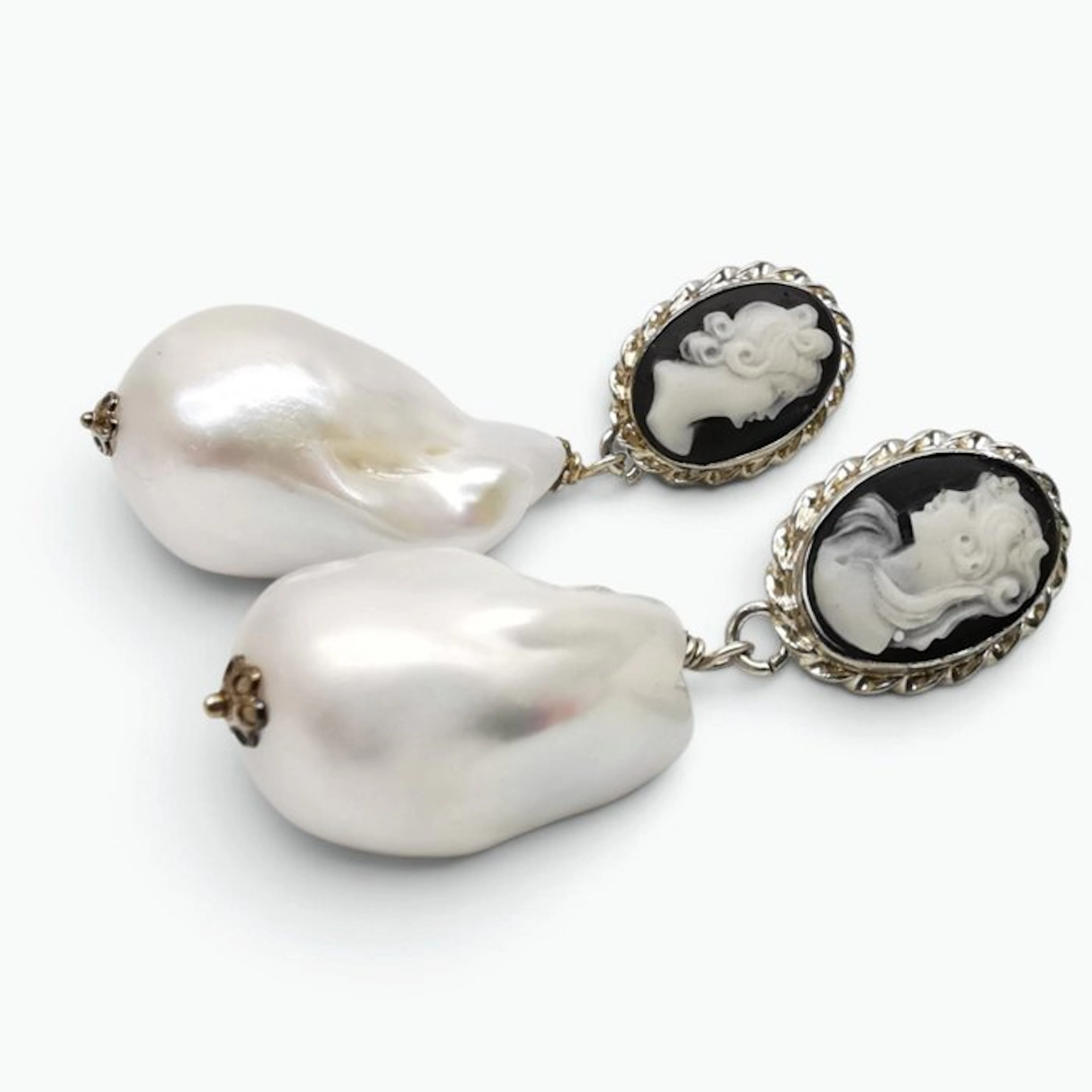 Pearl - Sterling Silver 925 - Earrings - Edison pearls