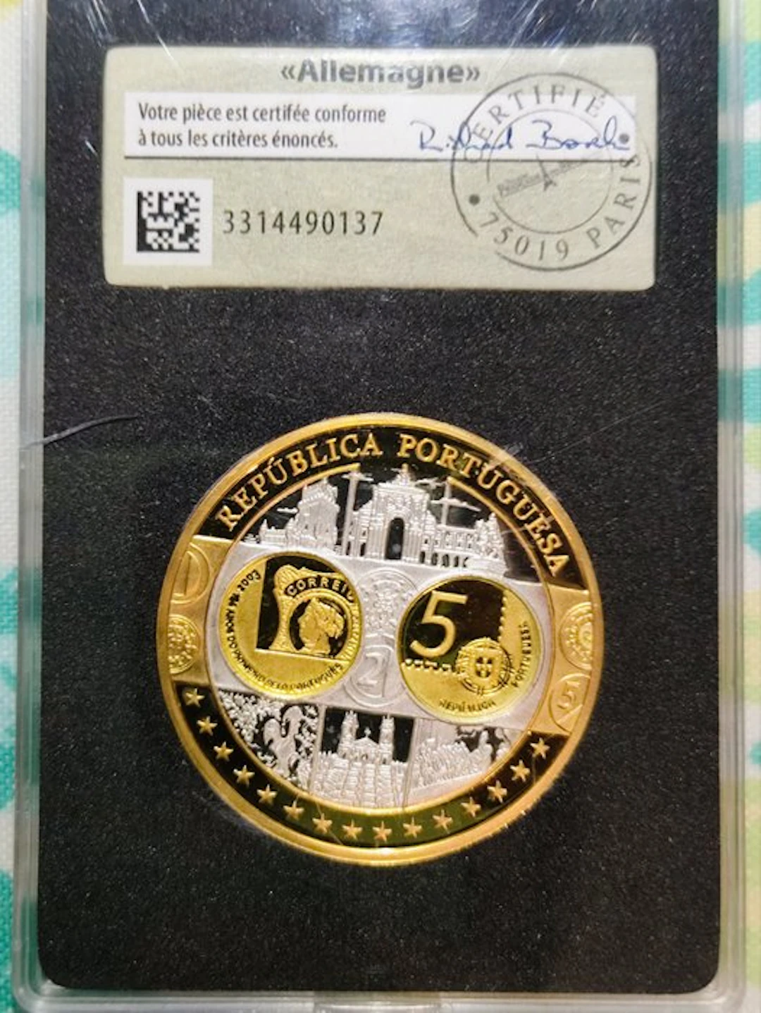 Portugal. 2002, Euro Silver Medal (No reserve price)