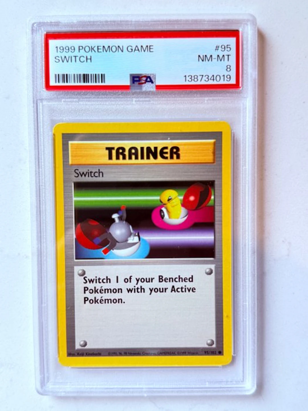 Pokémon - 1 Graded card 95 - PSA 8 - Various sets