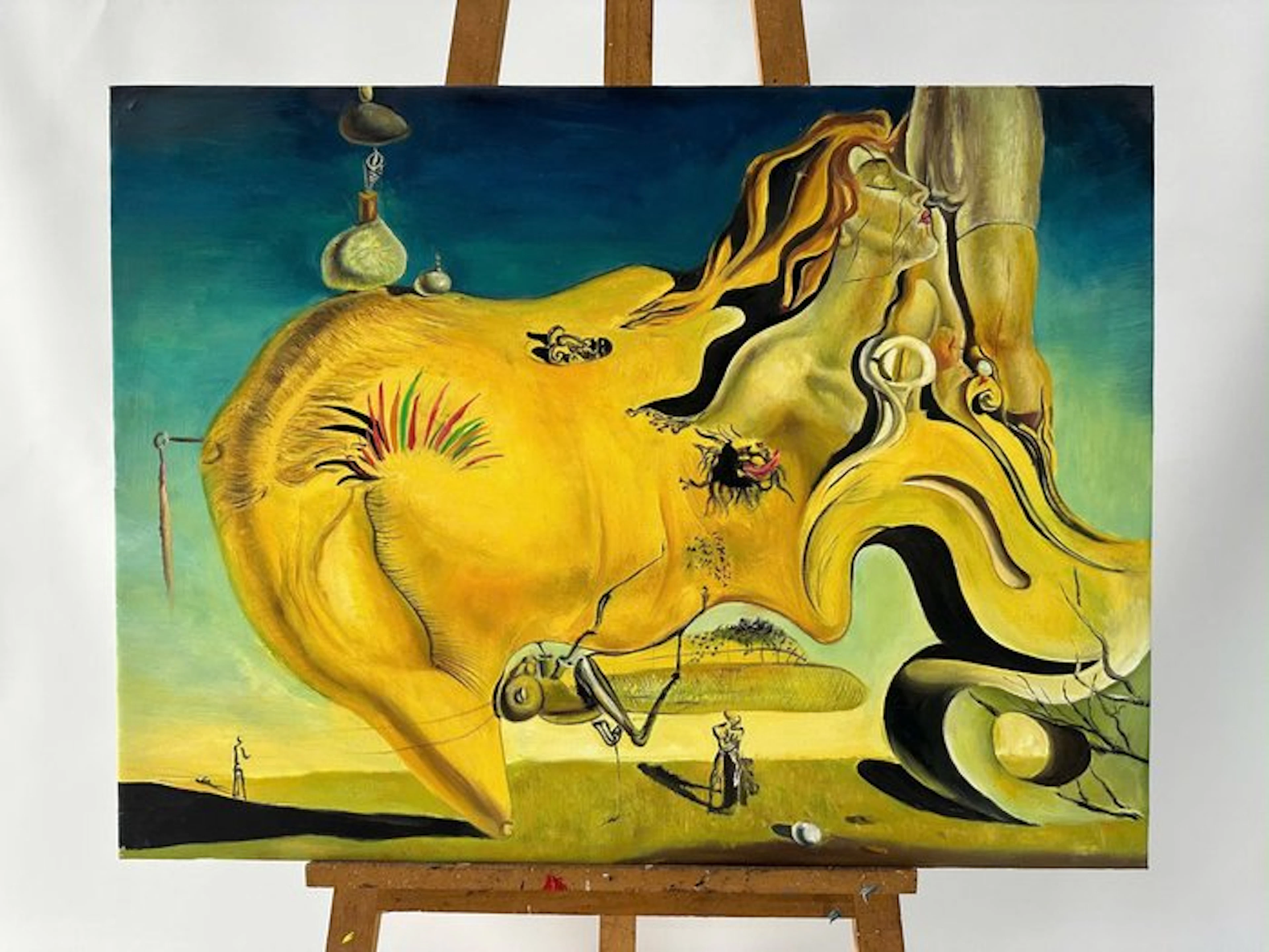 Tran Van khoa (1997) - Le Grand Masturbateur 60 x 80 cm