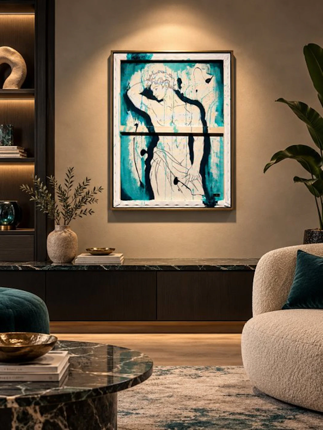 Swen Van der Sangen - Don't Look Back series 'Jack' - Incl. Black/Gold Frame