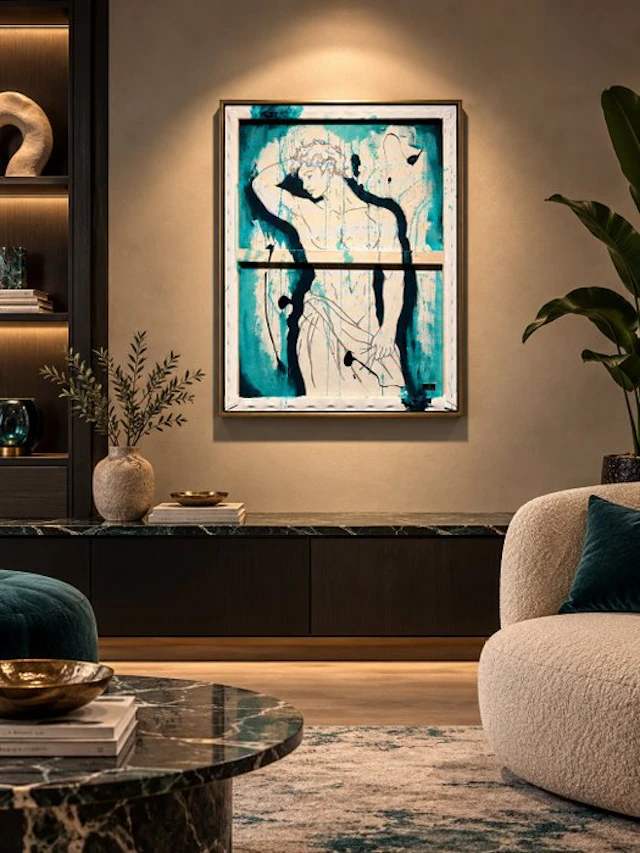 Swen Van der Sangen - Don't Look Back series 'Jack' - Incl. Black/Gold Frame