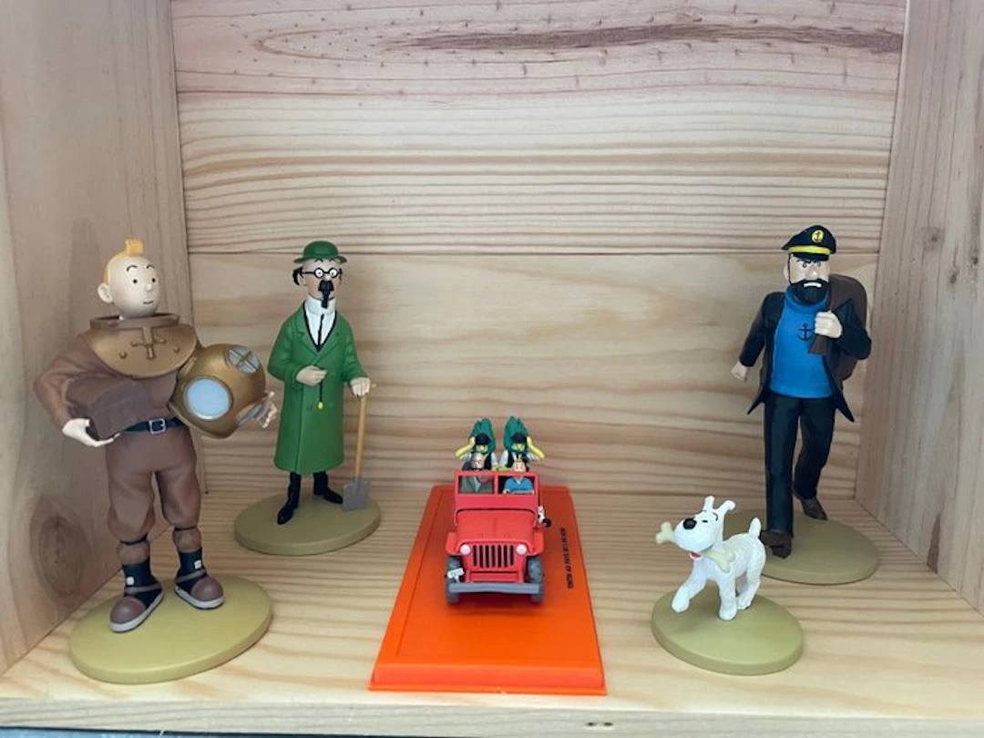 Hergé - Tintin - 6 figurines diverses