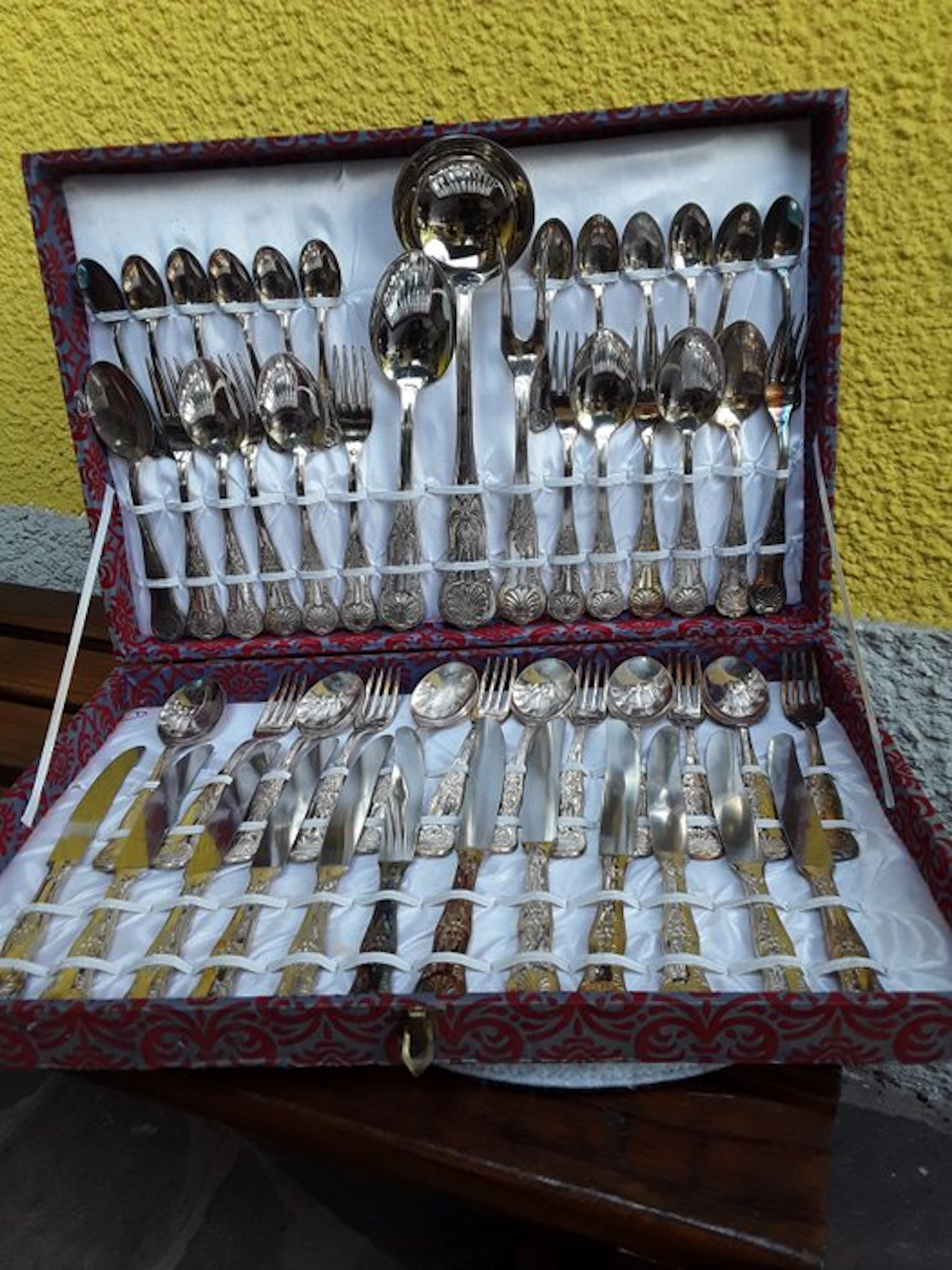 Cutlery set for 12 (51) - Silverplated - silver-plated cutlery