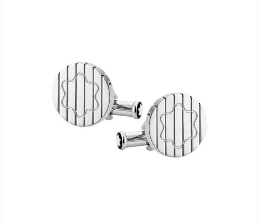 Montblanc - Steel - Cufflinks - Sart.Architectural 123802