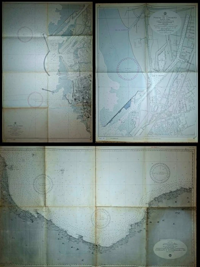Italy - da Ventimiglia a Livorno Porto di Livorno foglio...