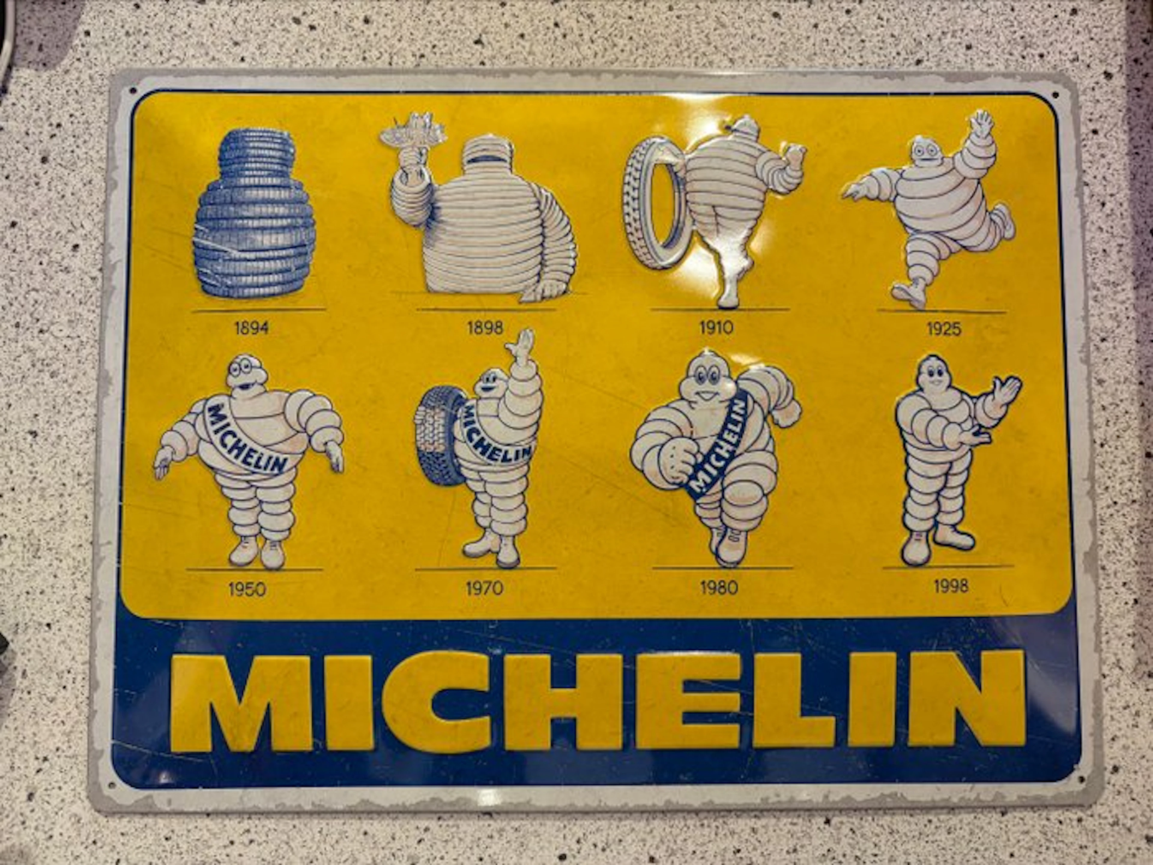 Michelin logo gradient - Michelin - Sign - Metal