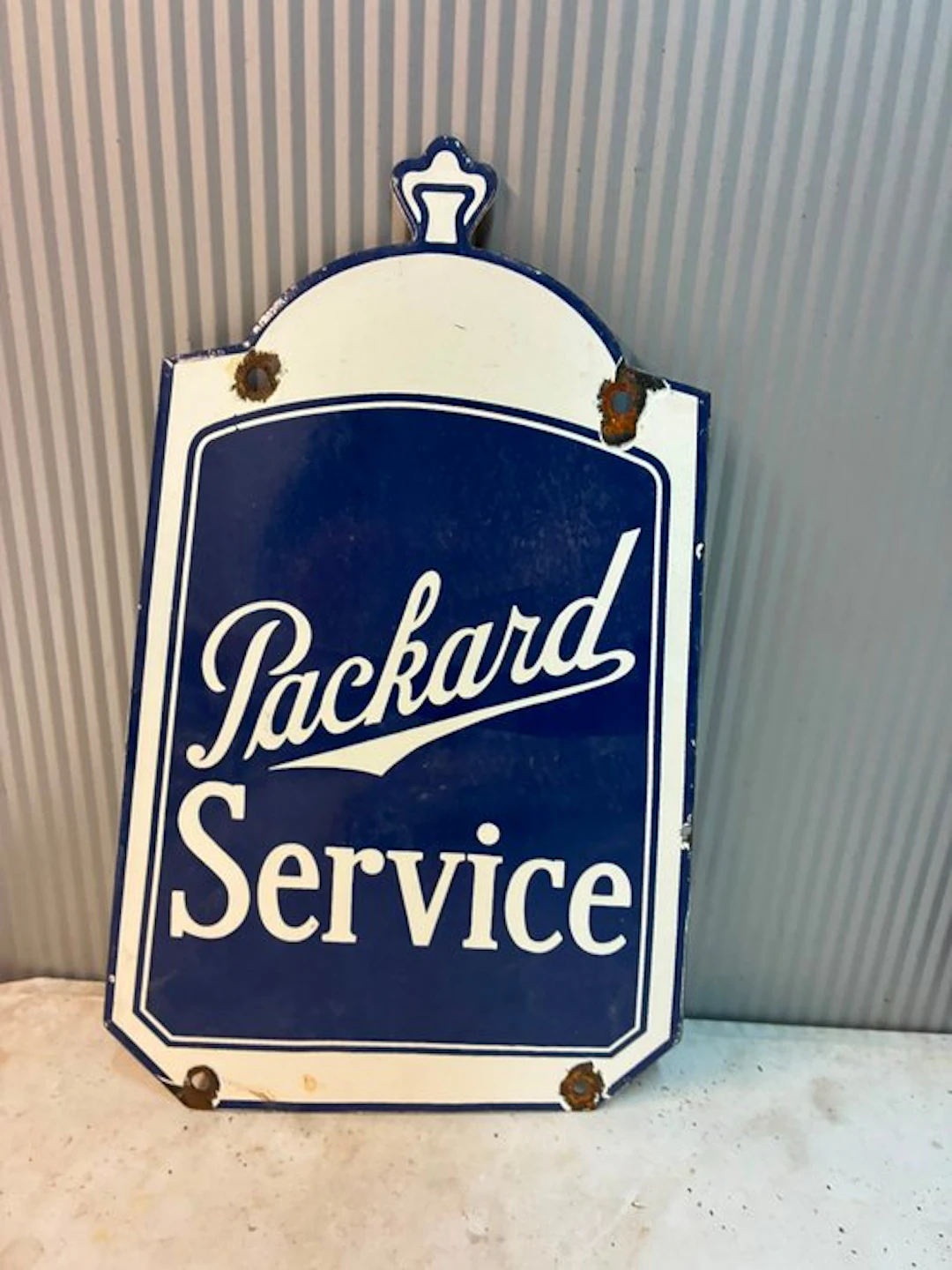 Packard Service – Enamel advertising sign – Classic...