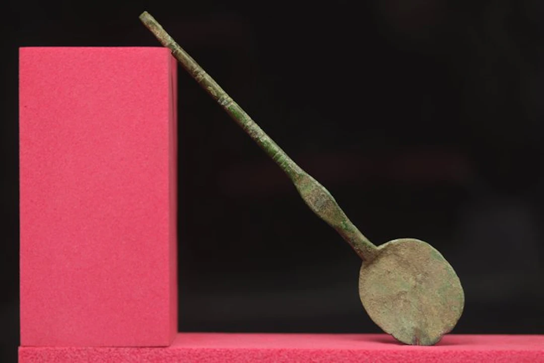 Roman (Republican) Bronze Medicine Spoon - 12 cm (No reserve price)