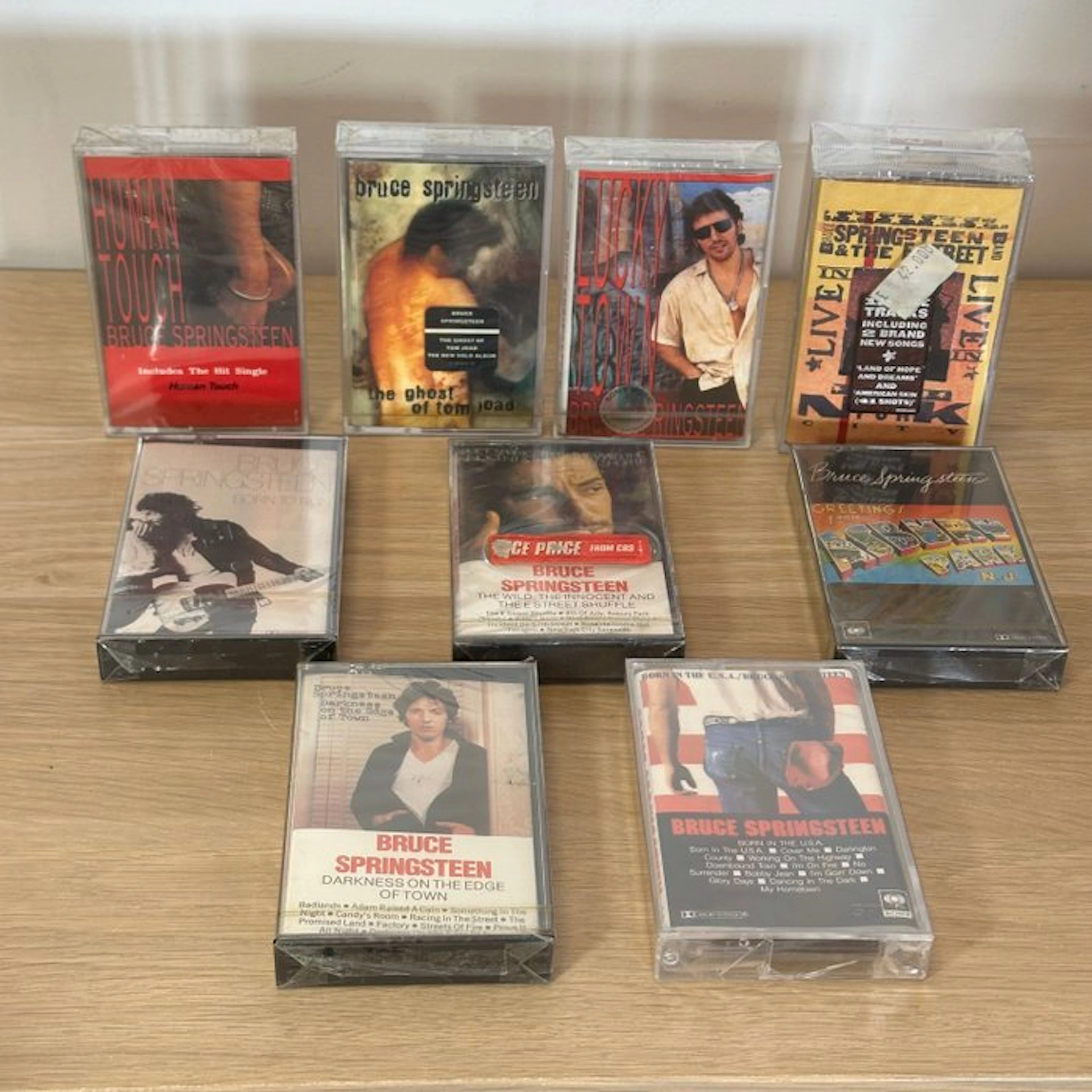 Bruce Springsteen - Lot of 9 Factory Sealed tapes...