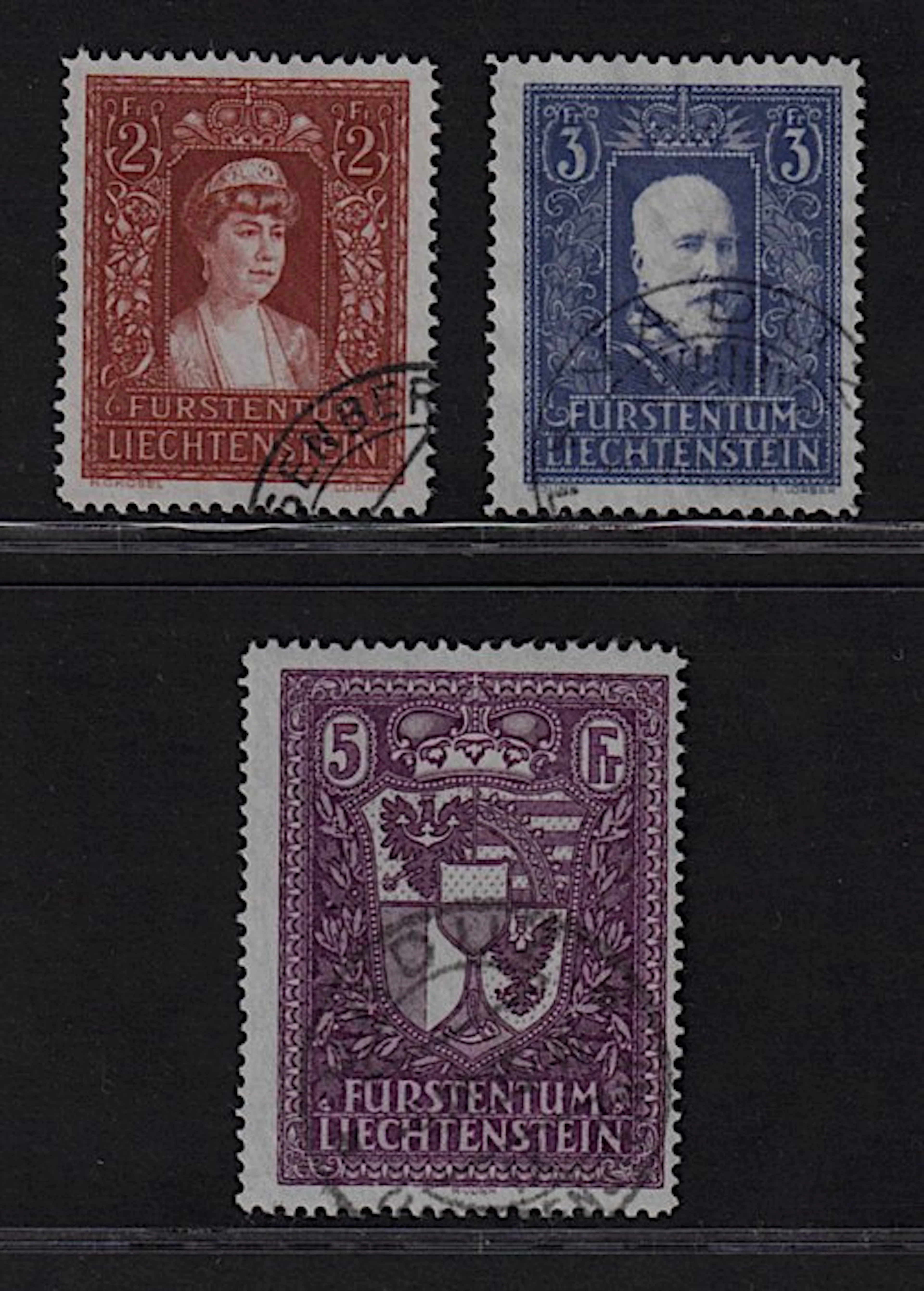 Liechtenstein 1933 - LIECHTENSTEIN 140-42