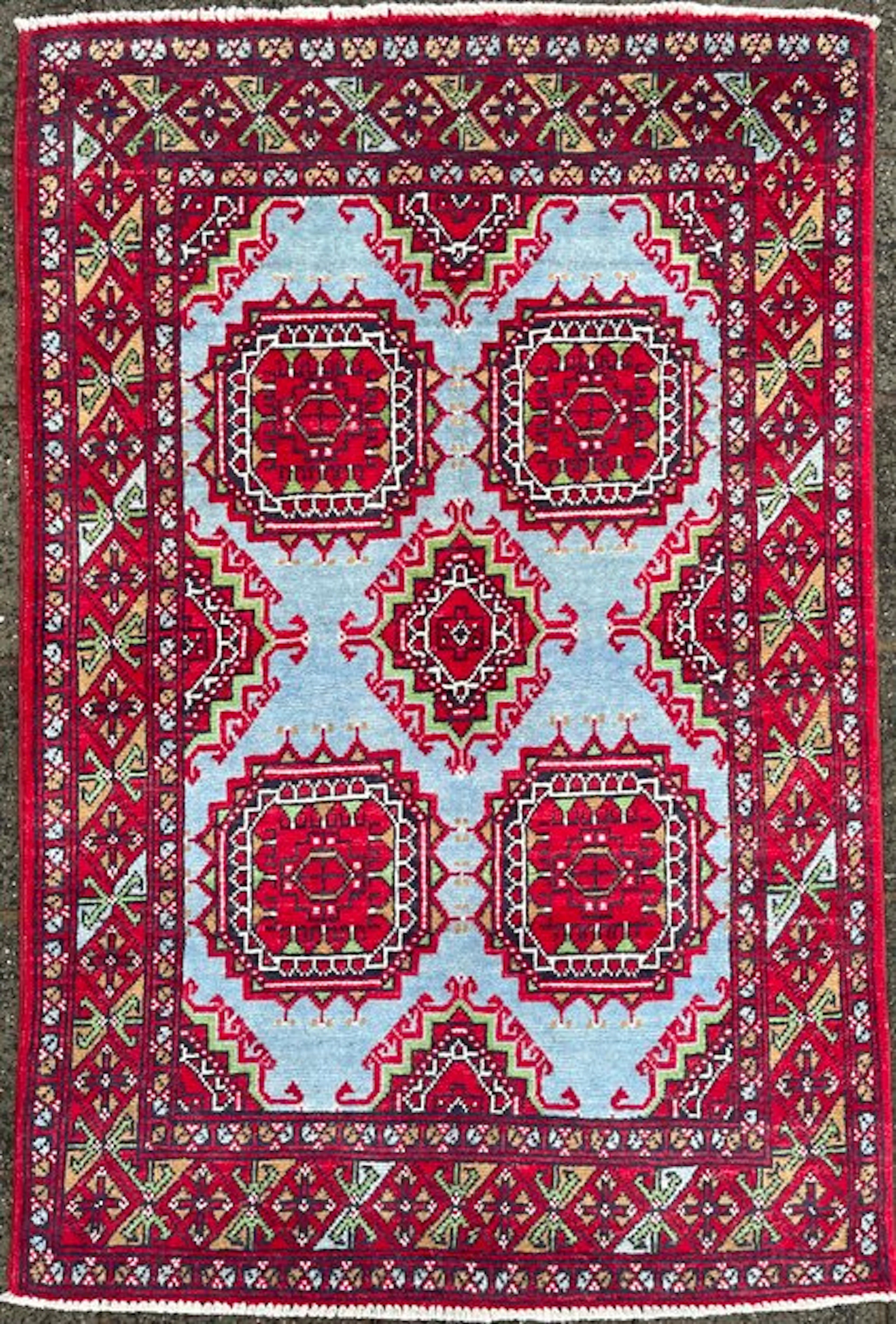 Turkoman Caucasian - (unused) - hand-knotted - wool - Carpet - 153 cm - 99 cm
