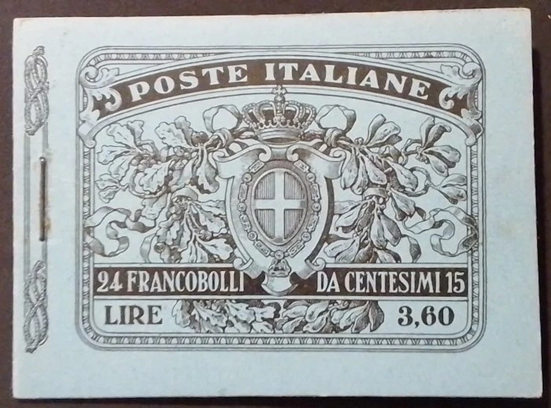 Italy Kingdom 1911 - Booklet of 24 denominations of 15c. Michetti