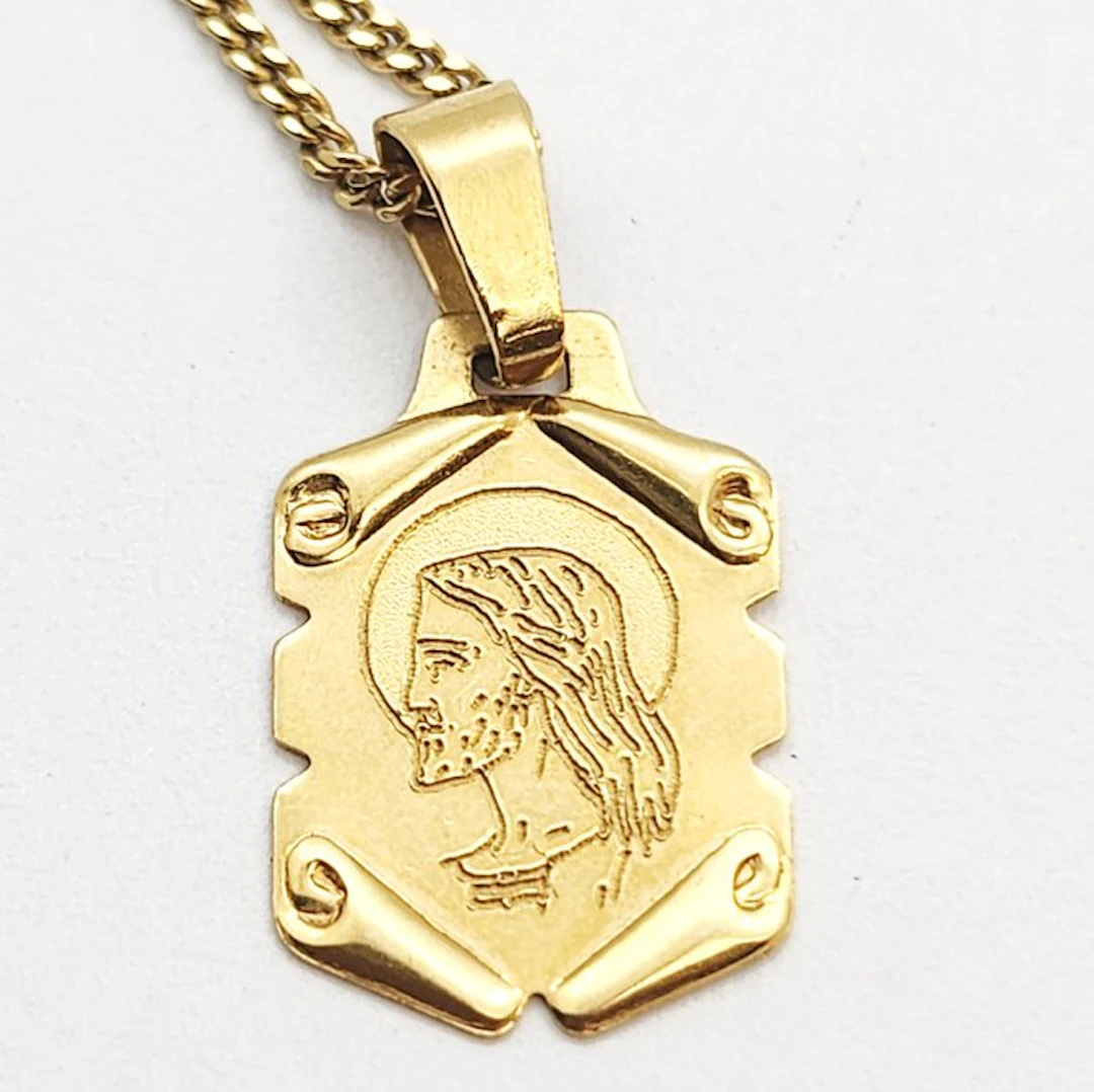 Necklace with pendant - 18 kt. Yellow gold