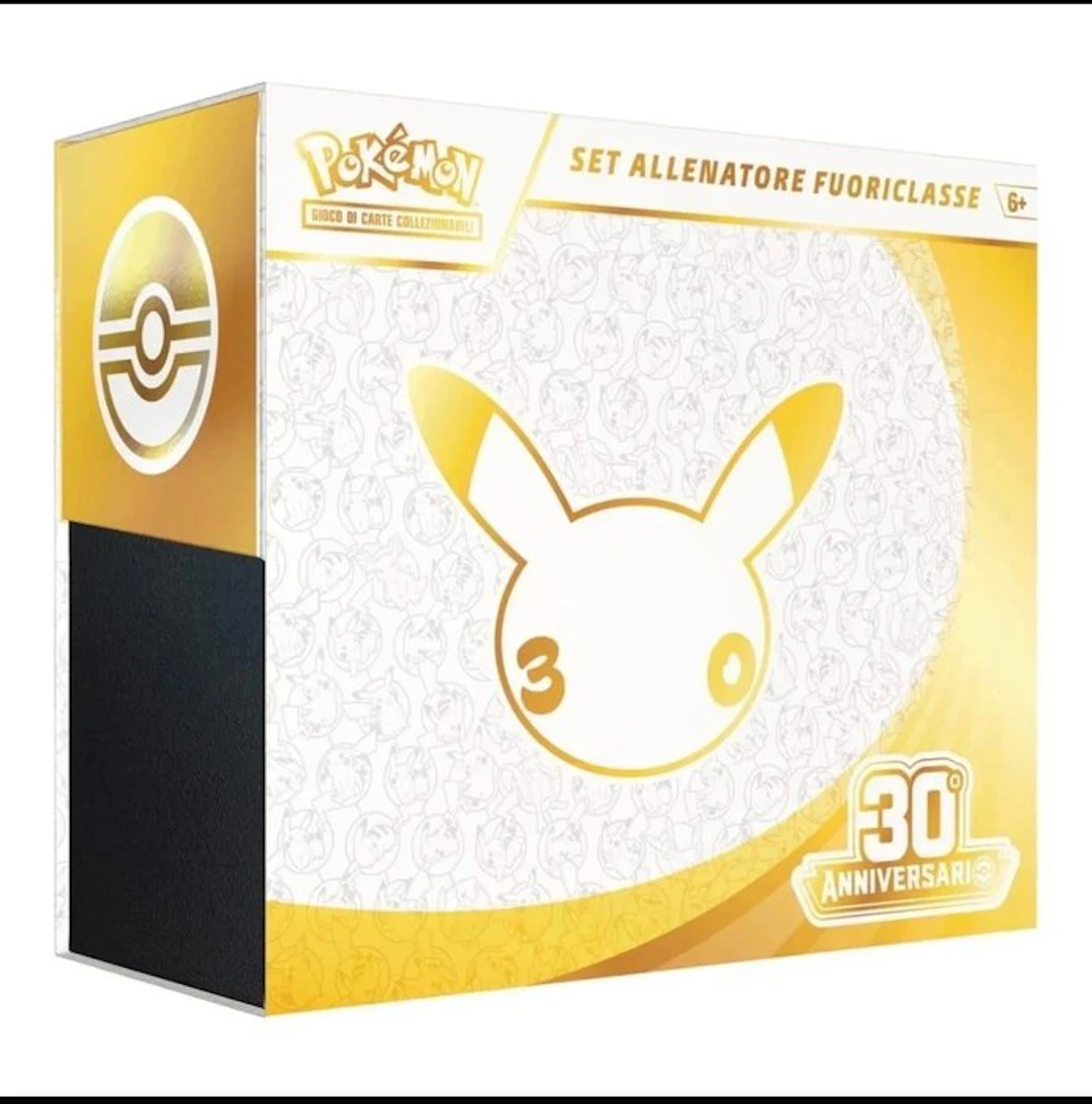 Pokémon - 1 Box - Pokemon Set Allenatore Fuoriclasse 30th Anniversario etb ita