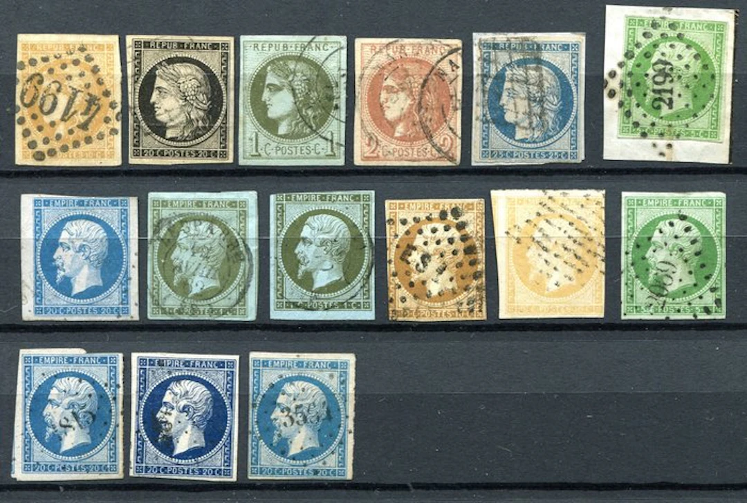 France 1851/1920 - Small collection classics with better sets and issues