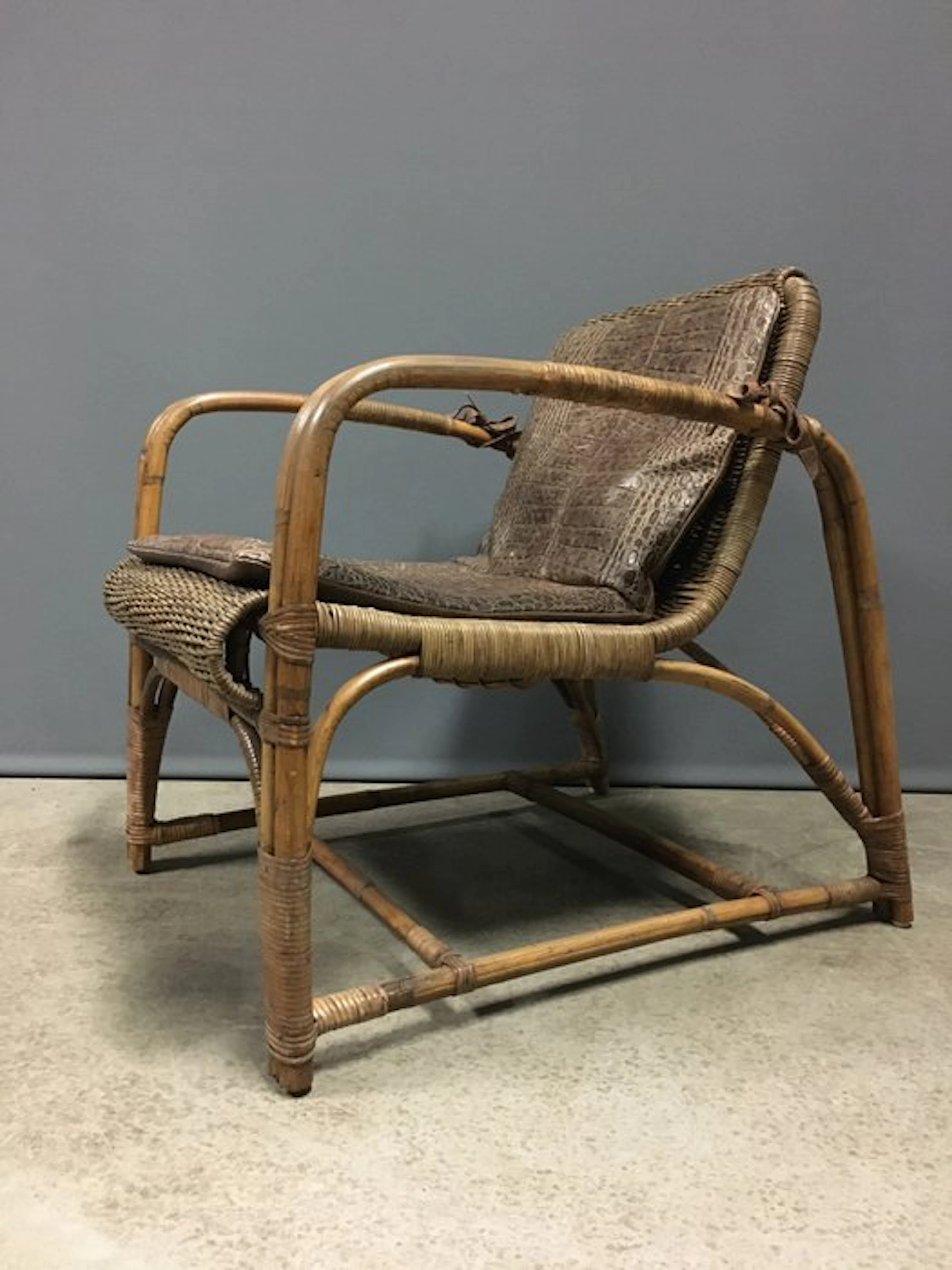 Erich Dieckmann - Lounge chair - Rattan - 1930's Bauhaus